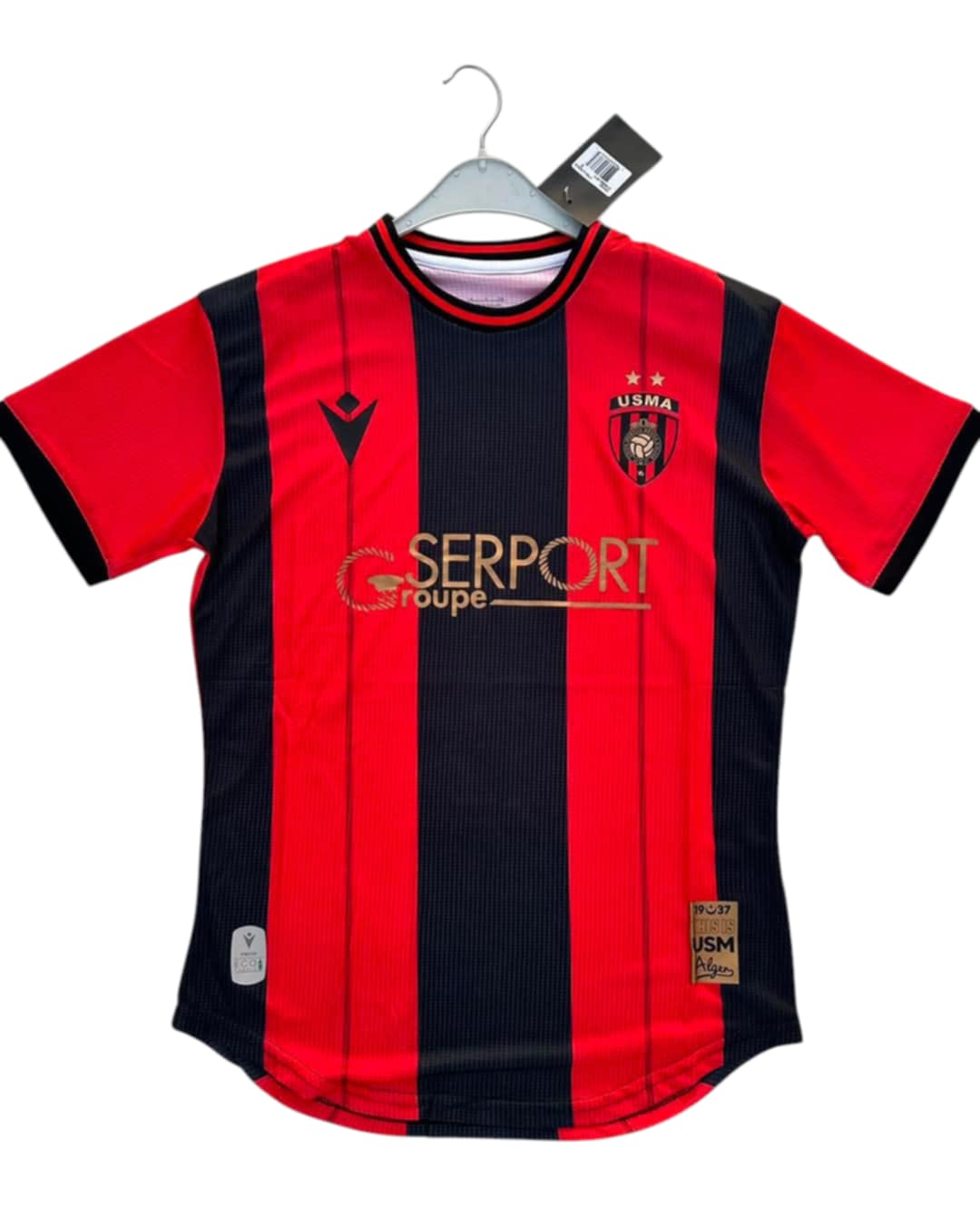 USM Alger Football Club Home 2024-25 Soccer Calcio Fútbol Fußball Shirt Jersey Camiseta Malliot Maglia Trikot BNWT