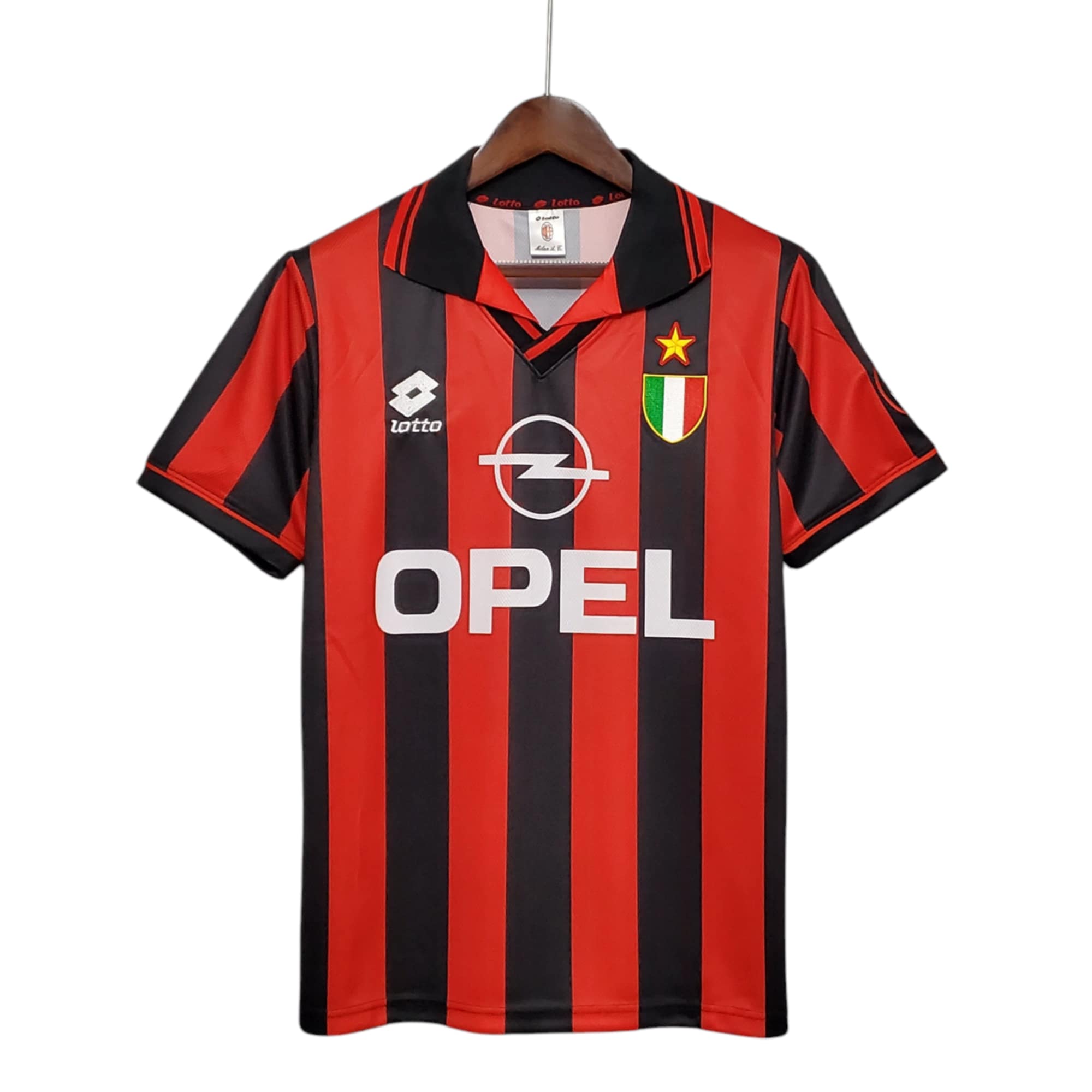 Milan AC Football Club Home 1996-97 Retro Classic Vintage Soccer Calcio Fútbol Fußball Shirt Jersey Camiseta Malliot Maglia Trikot BNWT