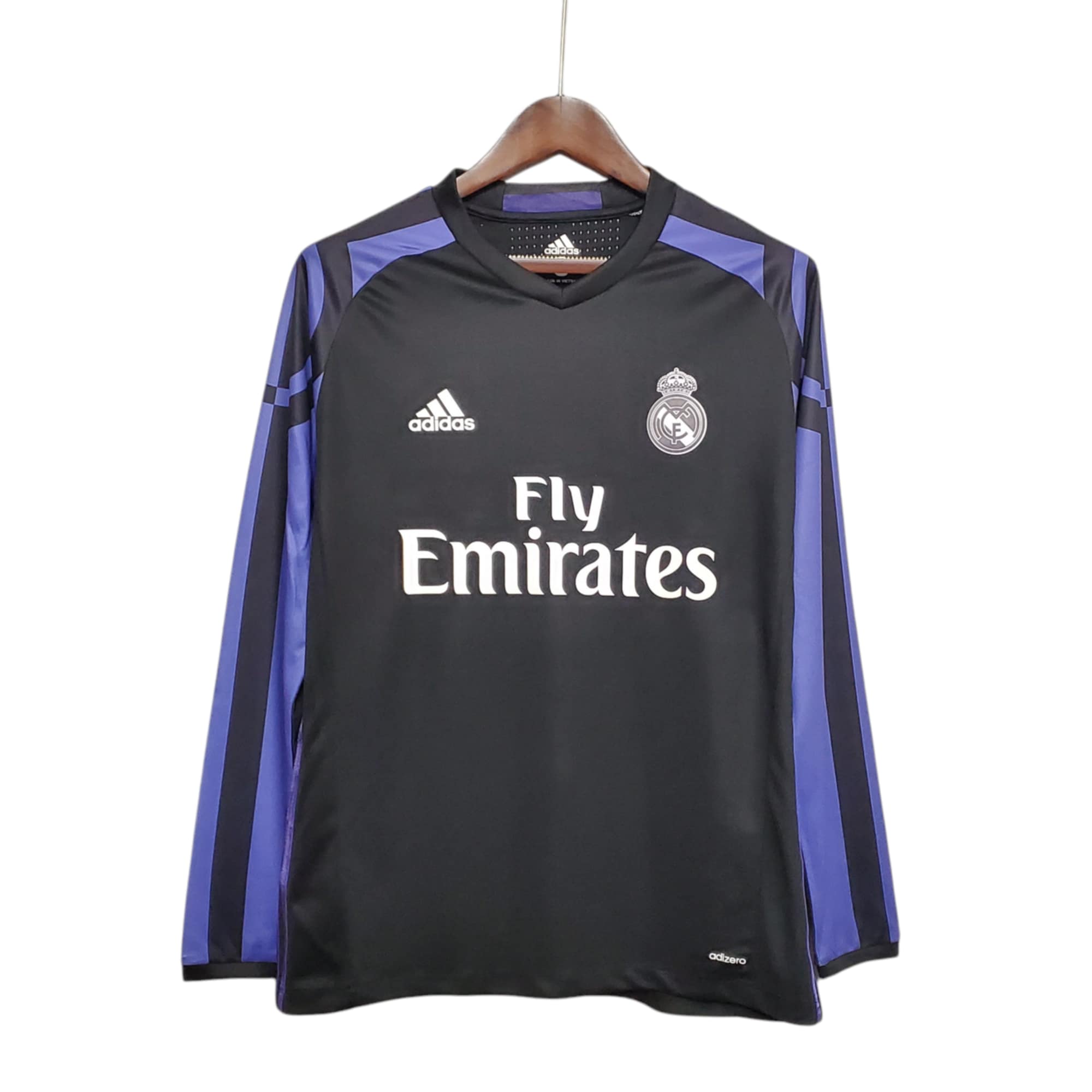Real Madrid Football Club Third Away 2015-16 L/S Retro Classic Vintage Soccer Calcio Fútbol Fußball Shirt Jersey Camiseta Malliot Maglia Trikot BNWT