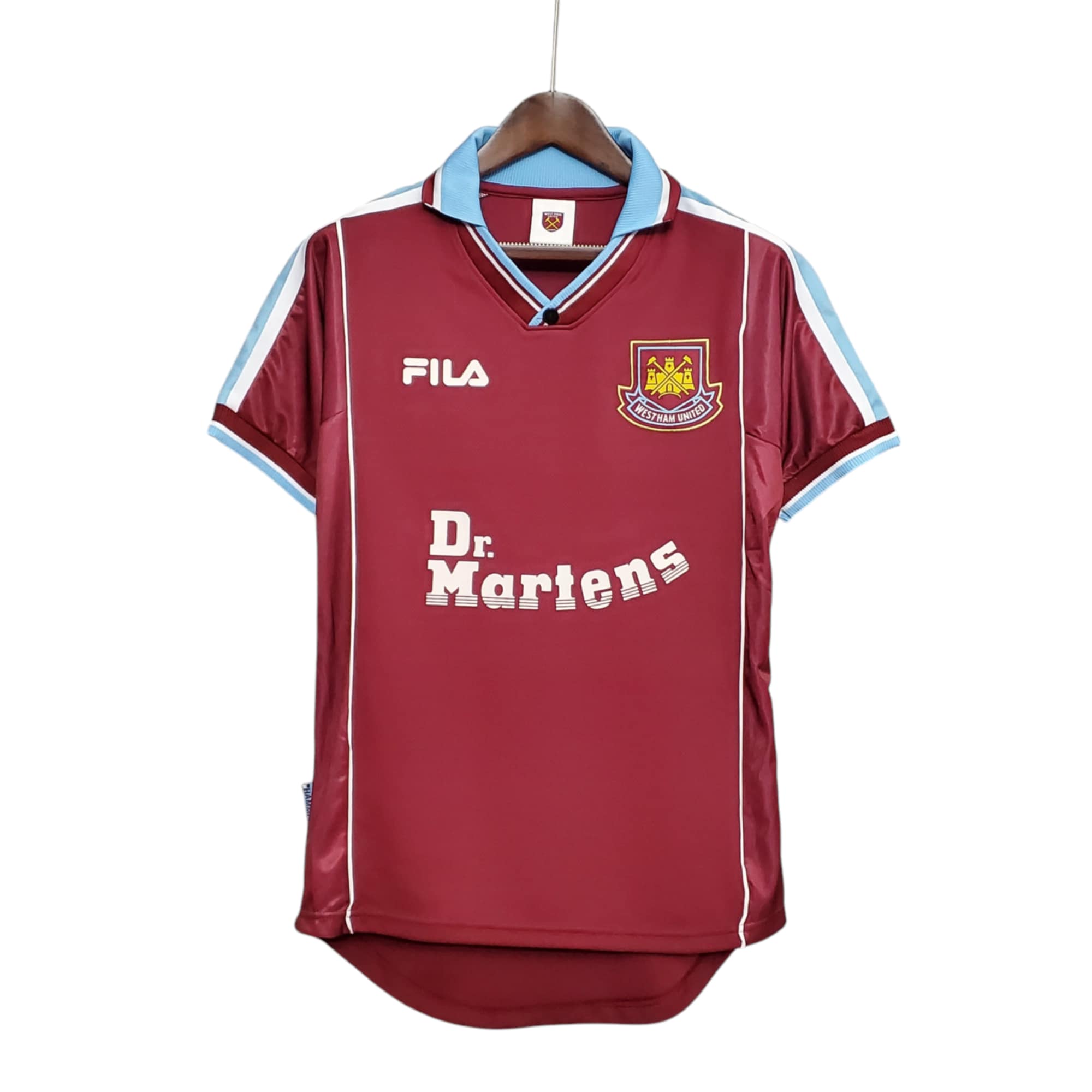 West Ham Football Club Home 1999-00 Retro Classic Vintage Soccer Calcio Fútbol Fußball Shirt Jersey Camiseta Malliot Maglia Trikot BNWT