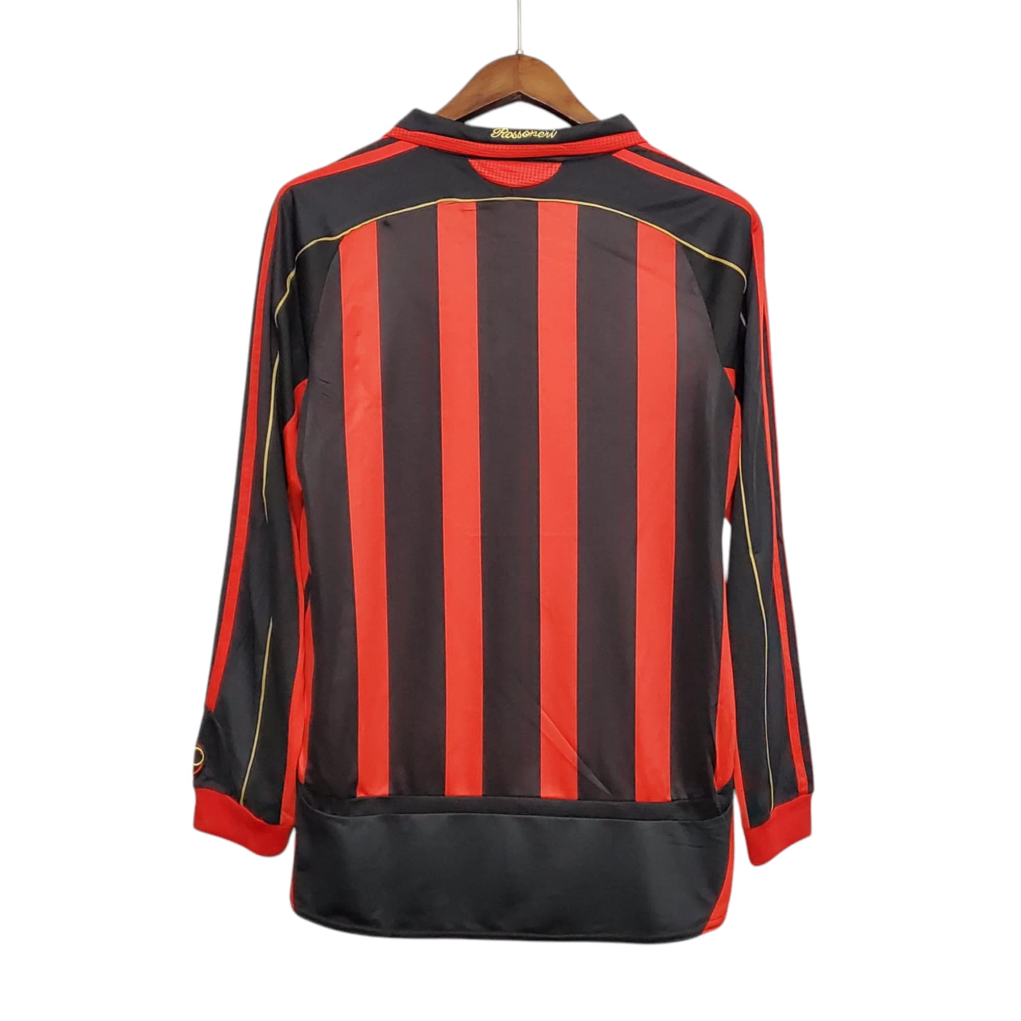 Milan AC Football Club Home 2006-07 L/S Retro Classic Vintage Soccer Calcio Fútbol Fußball Shirt Jersey Camiseta Malliot Maglia Trikot BNWT