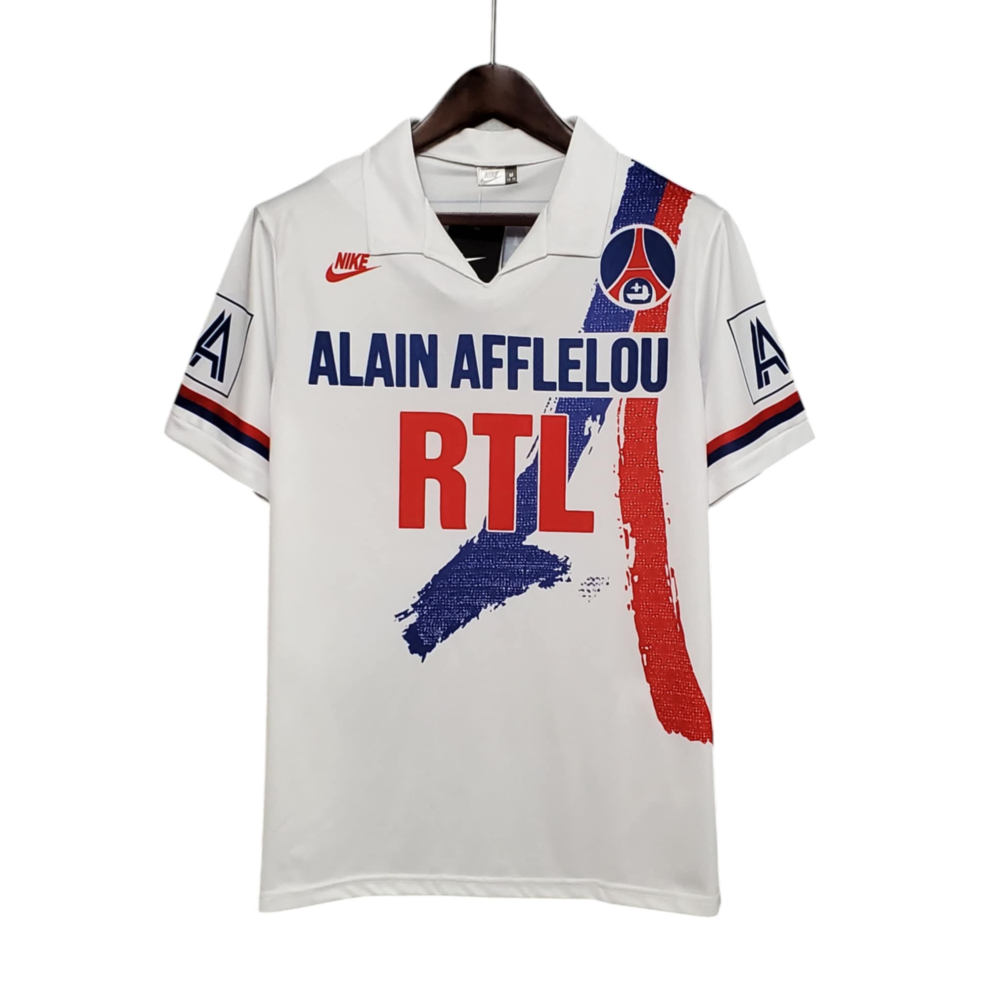 PSG Football Club Home 1990-92 Retro Classic Vintage Soccer Calcio Fútbol Fußball Shirt Jersey Camiseta Malliot Maglia Trikot BNWT