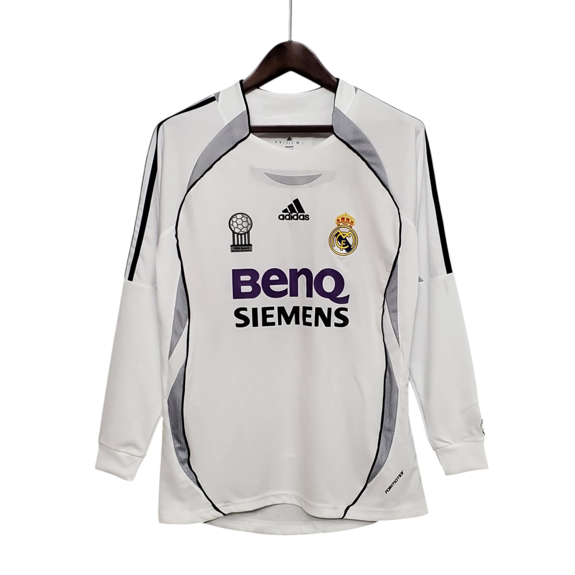 Real Madrid Football Club Home 2006-07 L/S Retro Classic Vintage Soccer Calcio Fútbol Fußball Shirt Jersey Camiseta Malliot Maglia Trikot BNWT