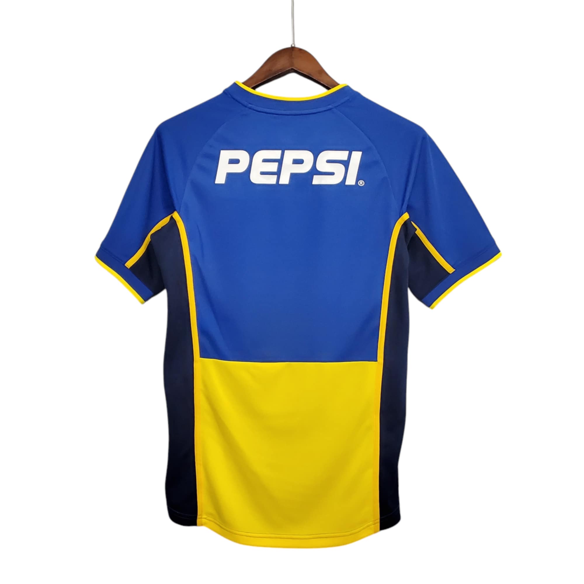 Boca Juniors FC Football Club Home 2002 Retro Classic Vintage Soccer Calcio Fútbol Fußball Shirt Jersey Camiseta Malliot Maglia Trikot BNWT