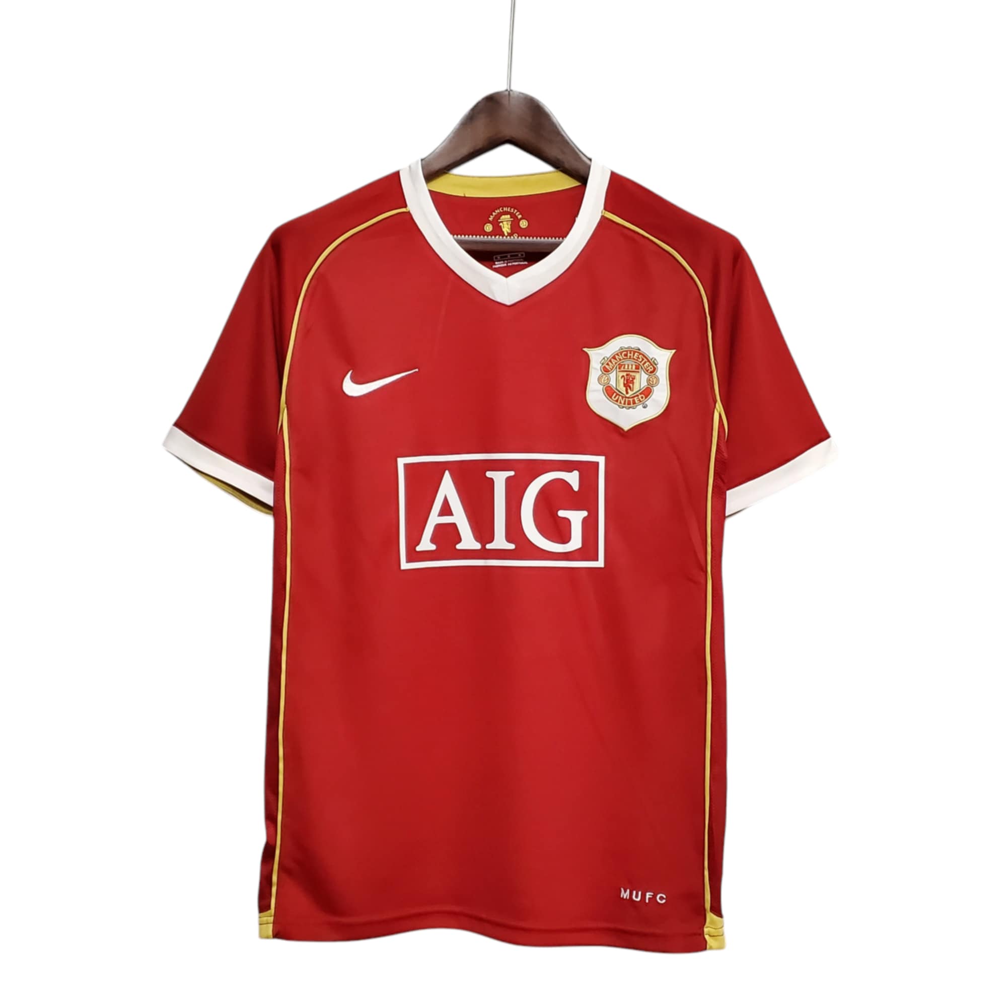 Man United Football Club Home 2006-07 Retro Classic Vintage Soccer Calcio Fútbol Fußball Shirt Jersey Camiseta Malliot Maglia Trikot BNWT