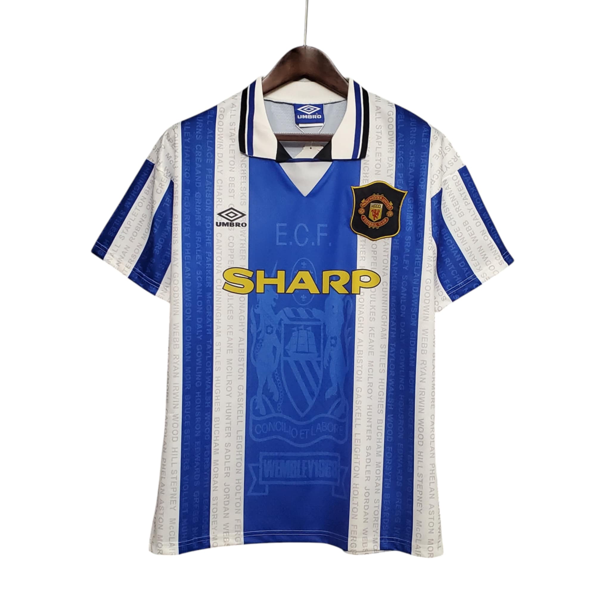 Man United Football Club Away 1994-96 Retro Classic Vintage Soccer Calcio Fútbol Fußball Shirt Jersey Camiseta Malliot Maglia Trikot BNWT