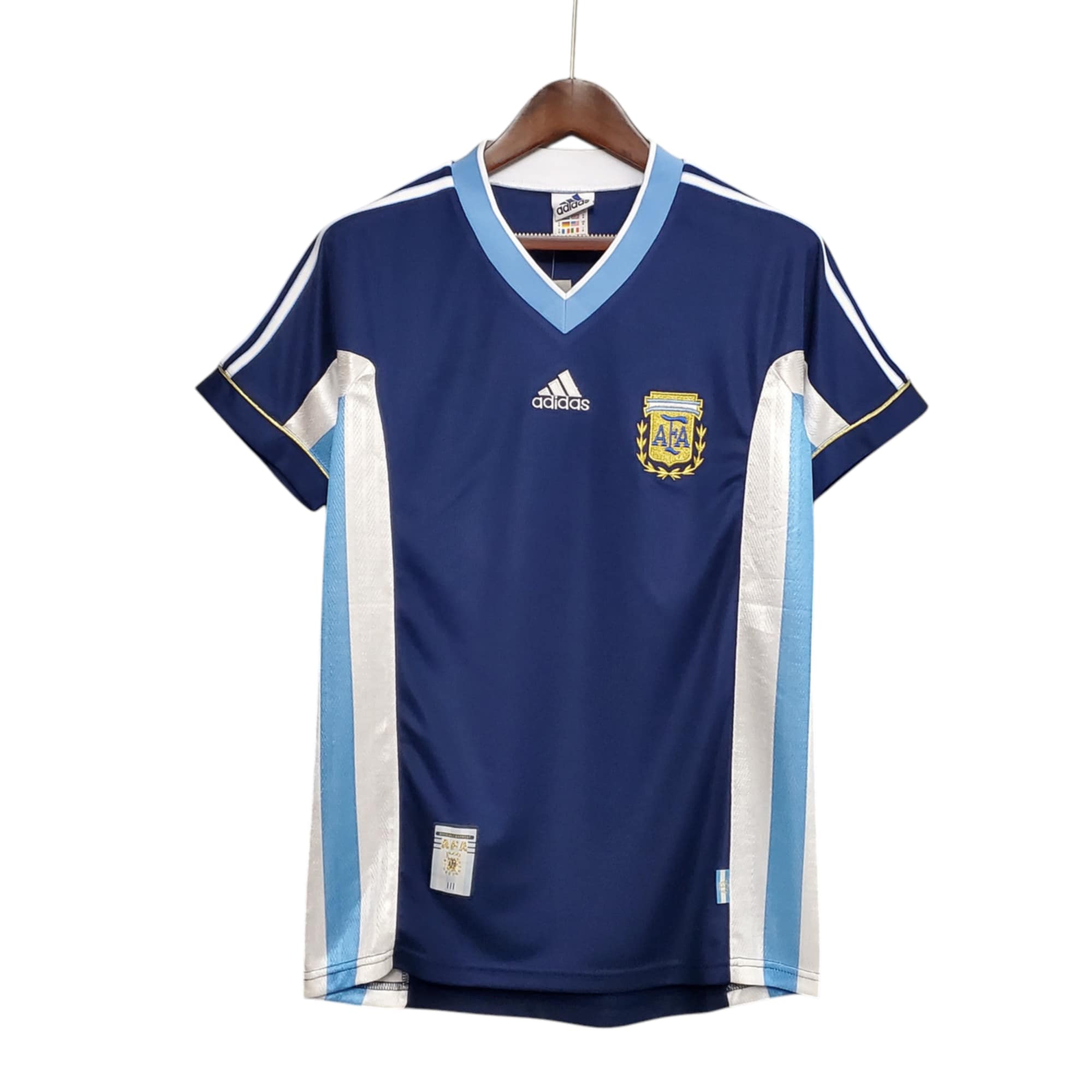 Argentina national football team Away 1998 Retro Classic Vintage Soccer Calcio Fútbol Fußball Shirt Jersey Camiseta Malliot Maglia Trikot BNWT