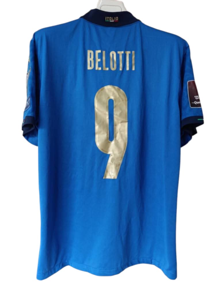 Italy national football team Home 2020-21 Match Issue Soccer Calcio Fútbol Fußball Shirt Jersey Camiseta Malliot Maglia Trikot BNWT
