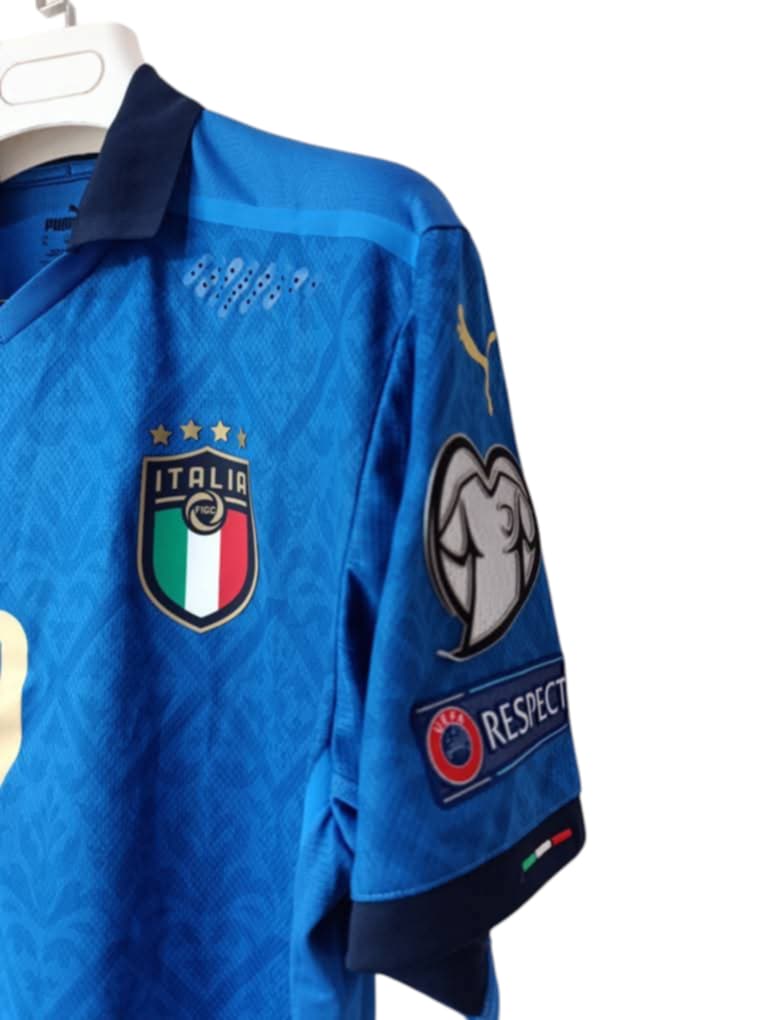 Italy national football team Home 2020-21 Match Issue Soccer Calcio Fútbol Fußball Shirt Jersey Camiseta Malliot Maglia Trikot BNWT