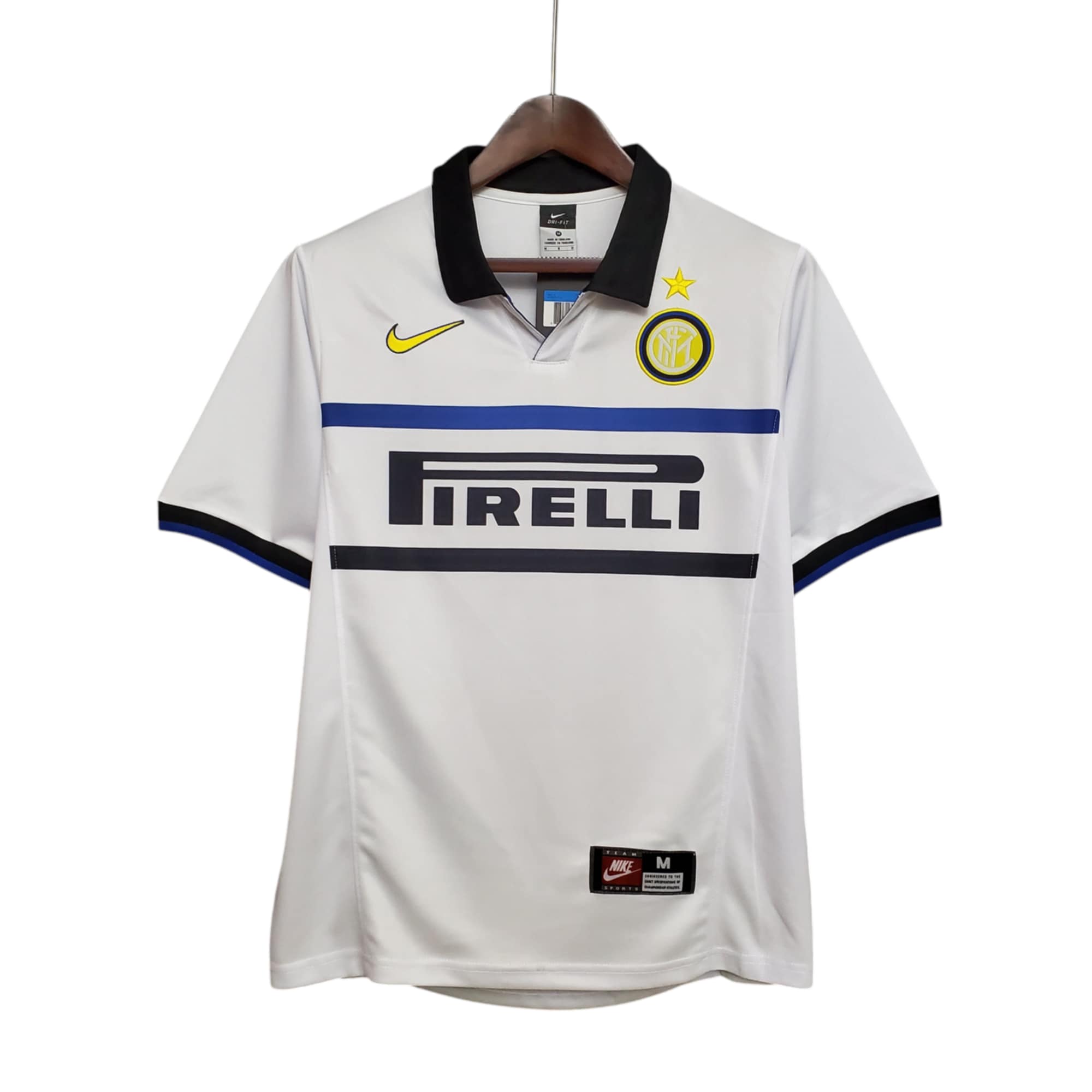 Inter Milan Football Club Away 1998-99 Retro Classic Vintage Soccer Calcio Fútbol Fußball Shirt Jersey Camiseta Malliot Maglia Trikot BNWT