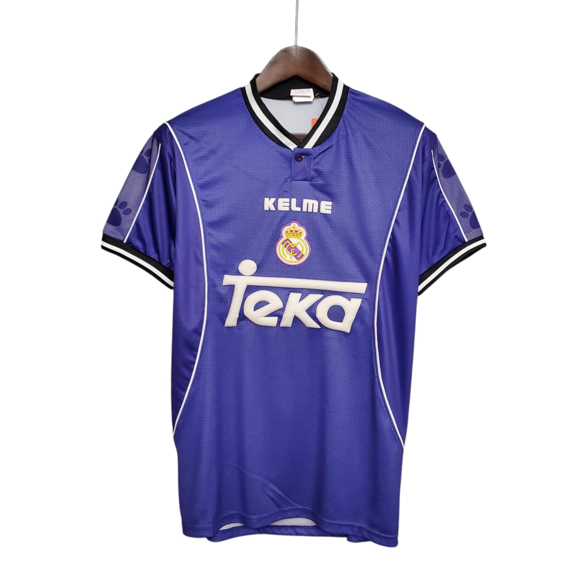 Real Madrid Football Club Away 1997-98 Retro Classic Vintage Soccer Calcio Fútbol Fußball Shirt Jersey Camiseta Malliot Maglia Trikot BNWT