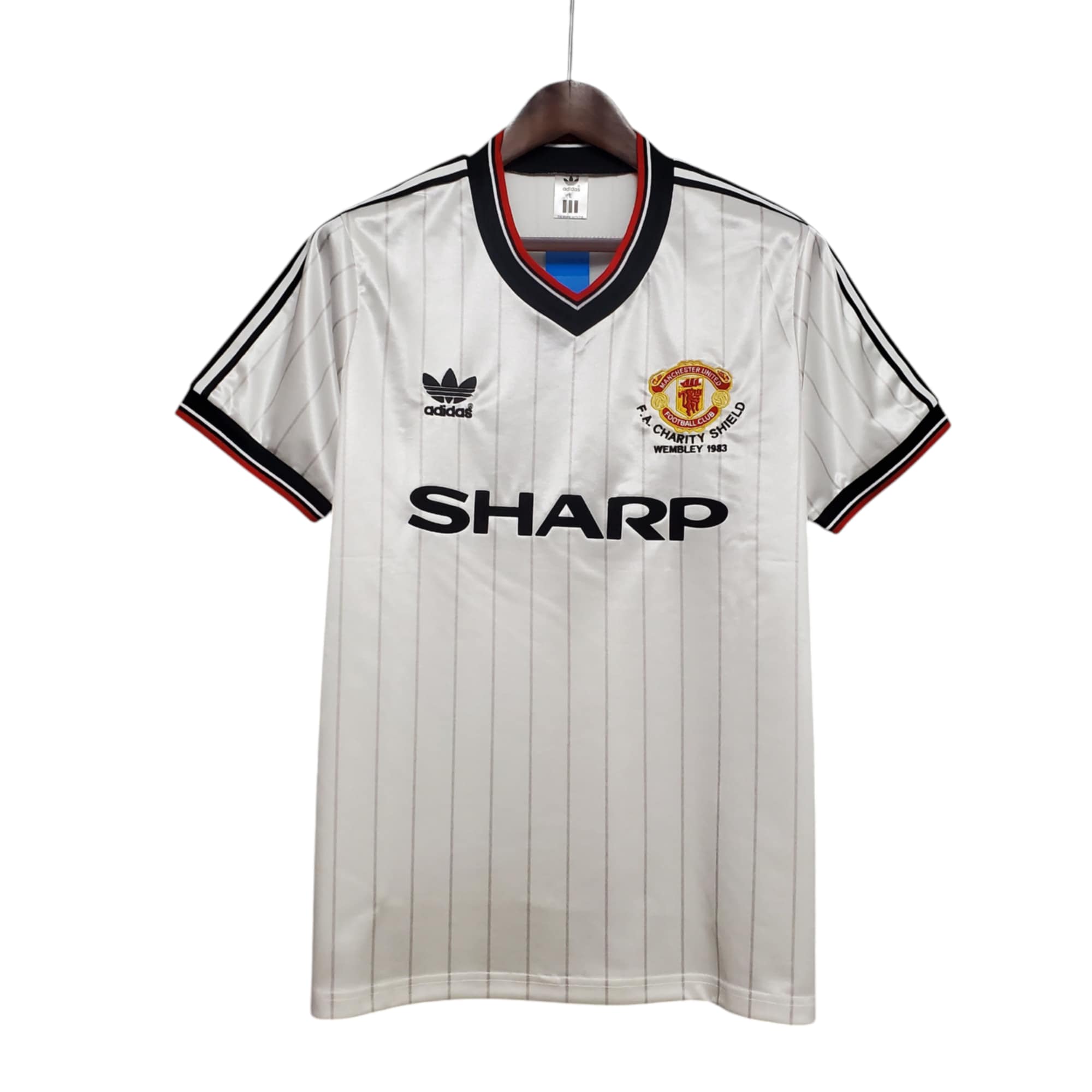 Man United Football Club Away 1983 Retro Classic Vintage Soccer Calcio Fútbol Fußball Shirt Jersey Camiseta Malliot Maglia Trikot BNWT