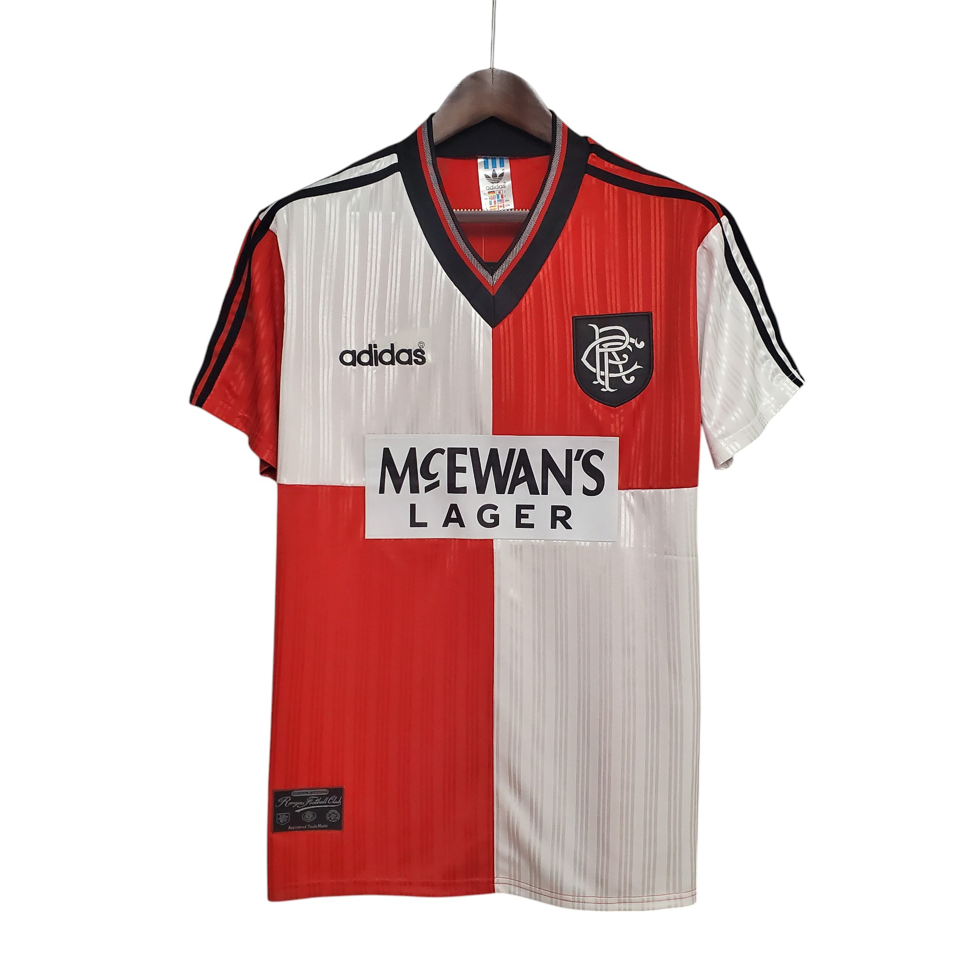 Rangers F.C. Football Club Away 1995-96 Retro Classic Vintage Soccer Calcio Fútbol Fußball Shirt Jersey Camiseta Malliot Maglia Trikot BNWT