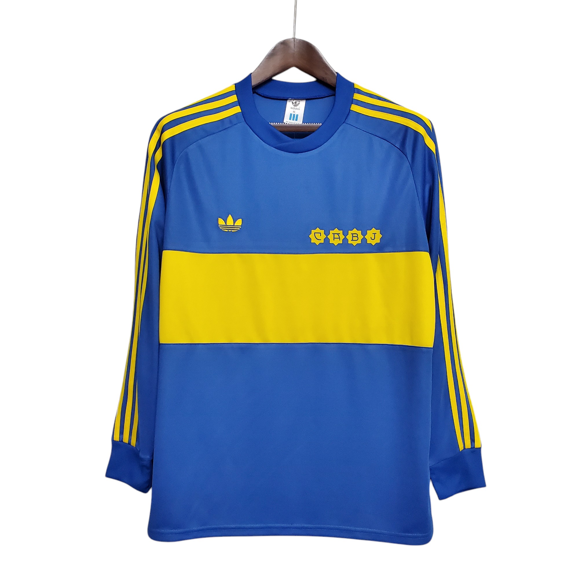 Club Atlético Boca Juniors Home 1981 L/S Retro Classic Vintage Soccer Calcio Fútbol Fußball Shirt Jersey Camiseta Malliot Maglia Trikot BNWT
