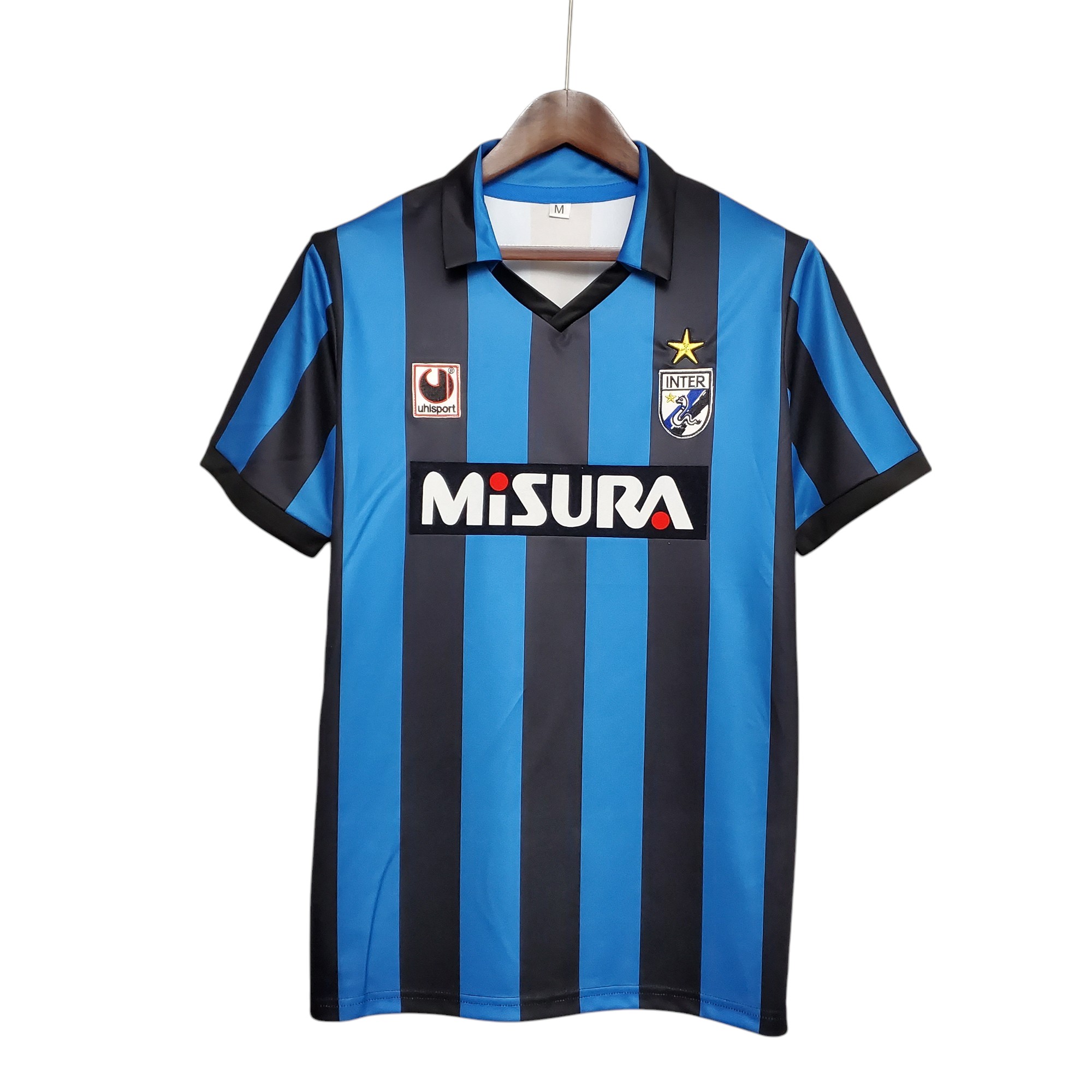Inter Milan Football Club Home 1988-90 Retro Classic Vintage Soccer Calcio Fútbol Fußball Shirt Jersey Camiseta Malliot Maglia Trikot BNWT