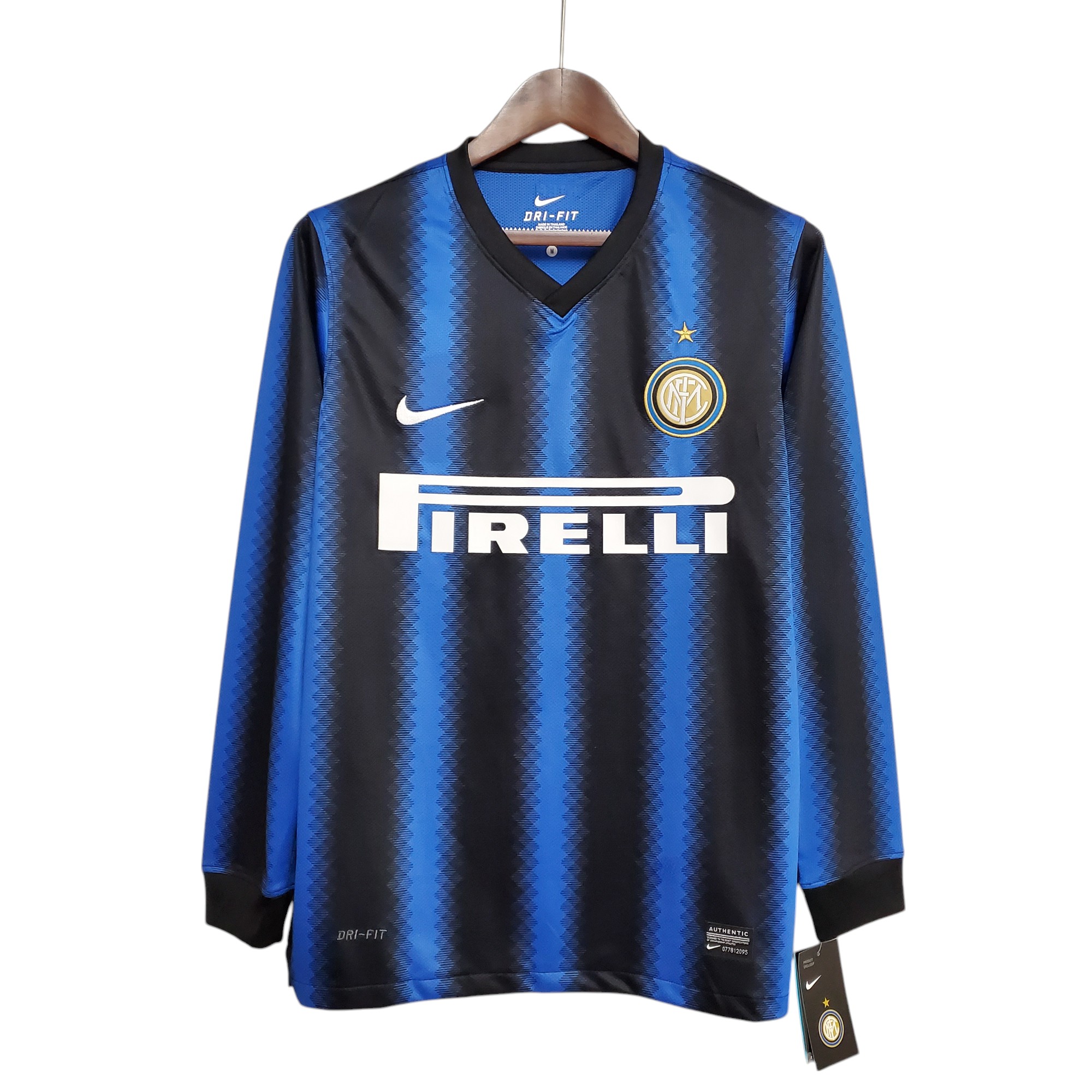 Inter Milan Football Club Home 2010-11 L/S Retro Classic Vintage Soccer Calcio Fútbol Fußball Shirt Jersey Camiseta Malliot Maglia Trikot BNWT