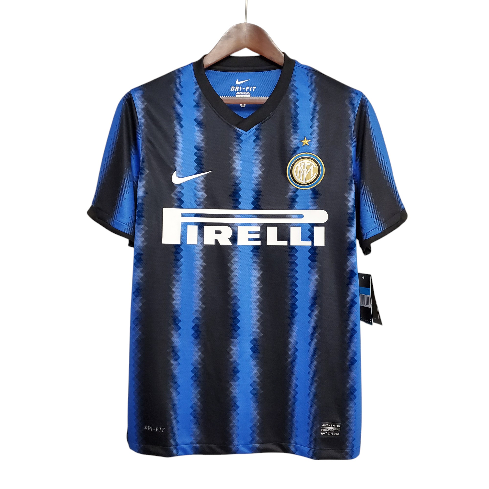 Inter Milan Football Club Home 2010-11 Retro Classic Vintage Soccer Calcio Fútbol Fußball Shirt Jersey Camiseta Malliot Maglia Trikot BNWT