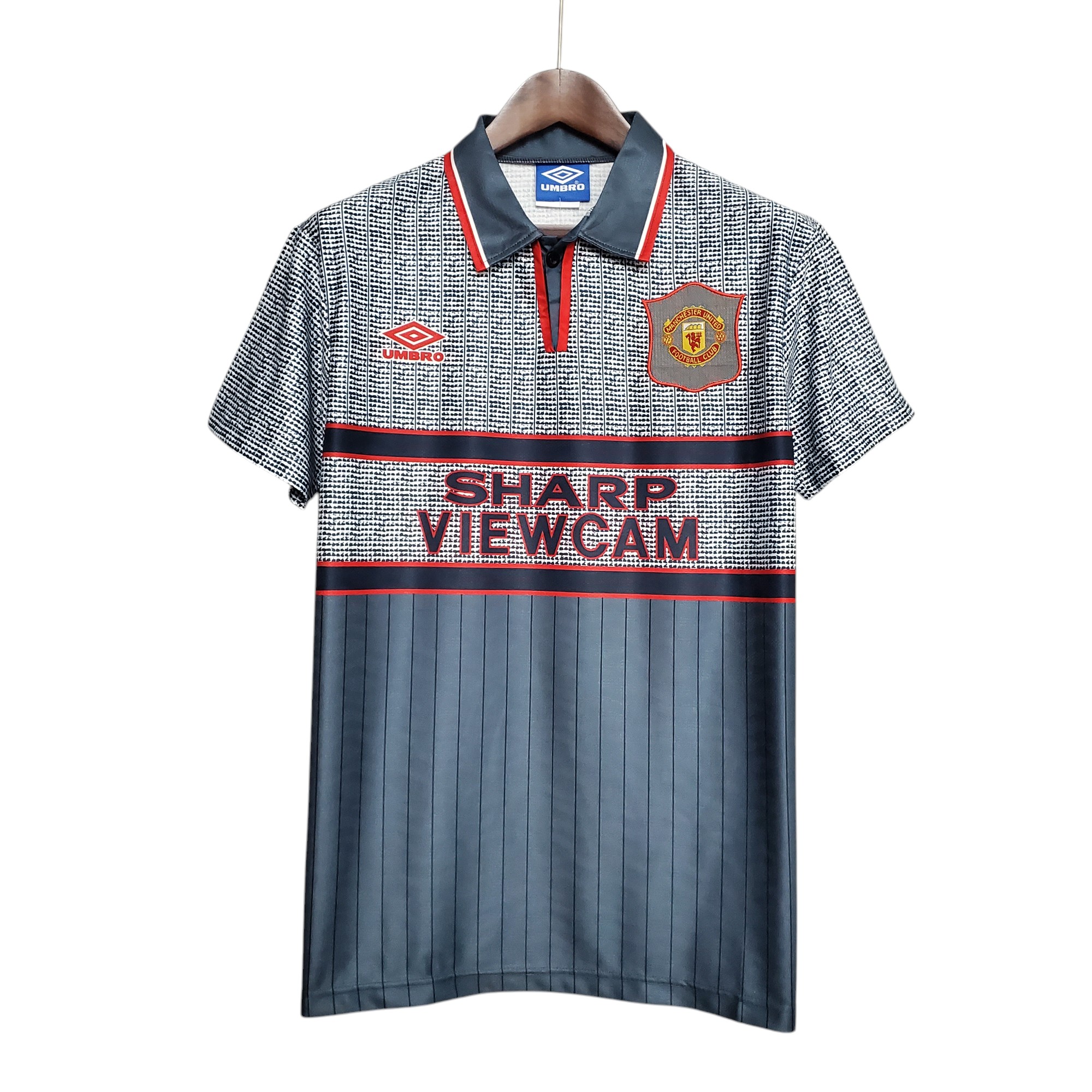 Man United Football Club Away 1995-96 Retro Classic Vintage Soccer Calcio Fútbol Fußball Shirt Jersey Camiseta Malliot Maglia Trikot BNWT