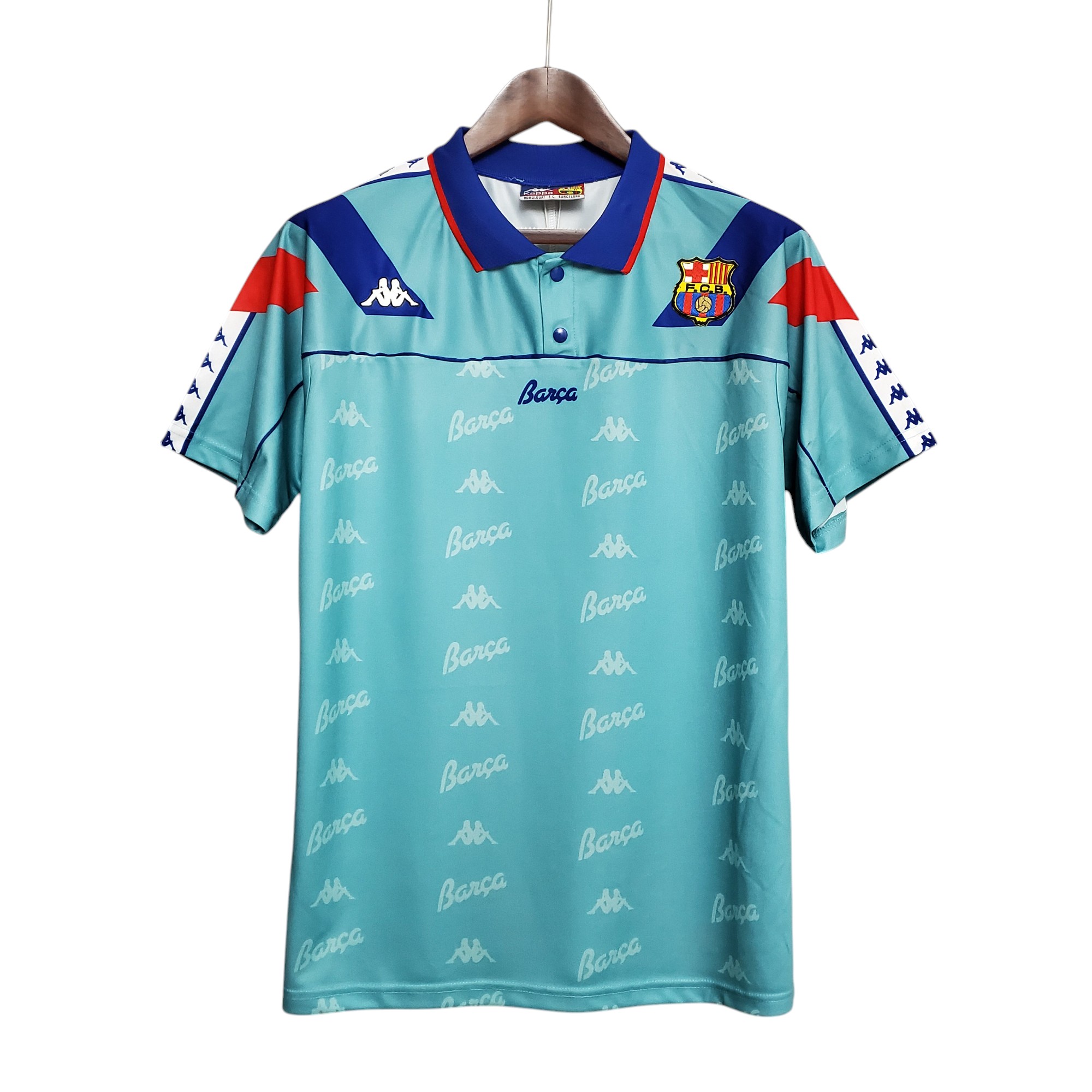 FC Barcelona Football Club Away 1992-95 Retro Classic Vintage Soccer Calcio Fútbol Fußball Shirt Jersey Camiseta Malliot Maglia Trikot BNWT