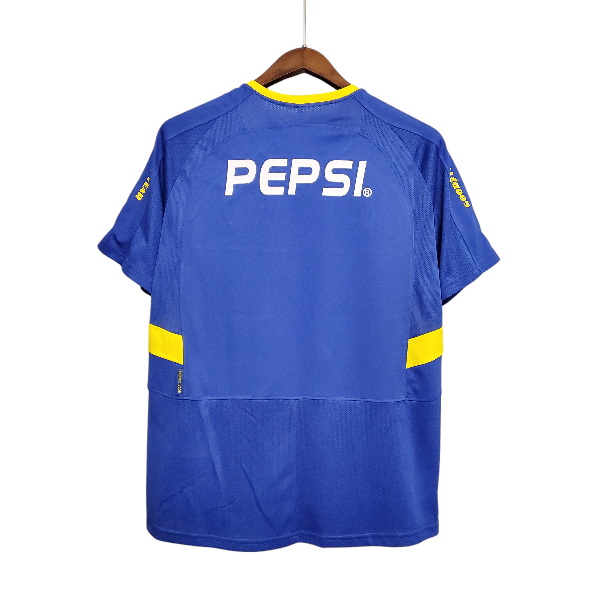 Club Atlético Boca Juniors Football Club Home 2003-04 Retro Classic Vintage Soccer Calcio Fútbol Fußball Shirt Jersey Camiseta Malliot Maglia Trikot BNWT