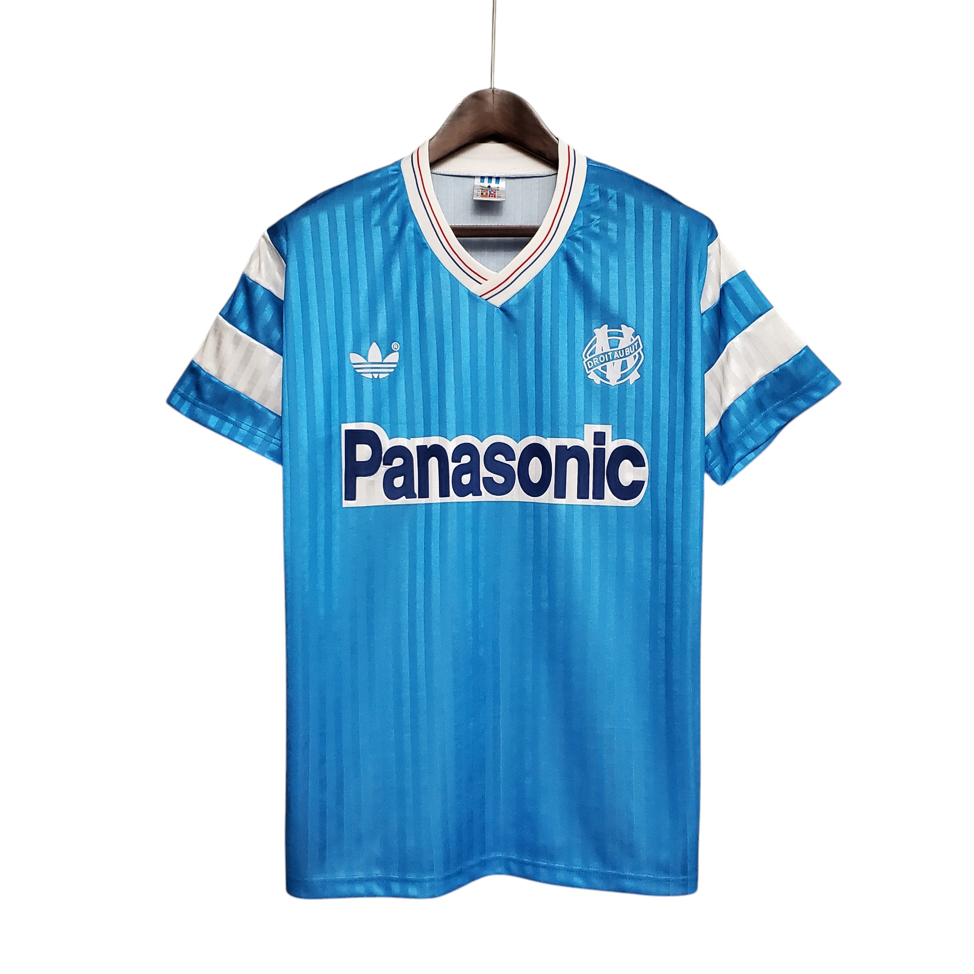 Olympique de Marseille Football Club Away 1990 Retro Classic Vintage Soccer Calcio Fútbol Fußball Shirt Jersey Camiseta Malliot Maglia Trikot BNWT
