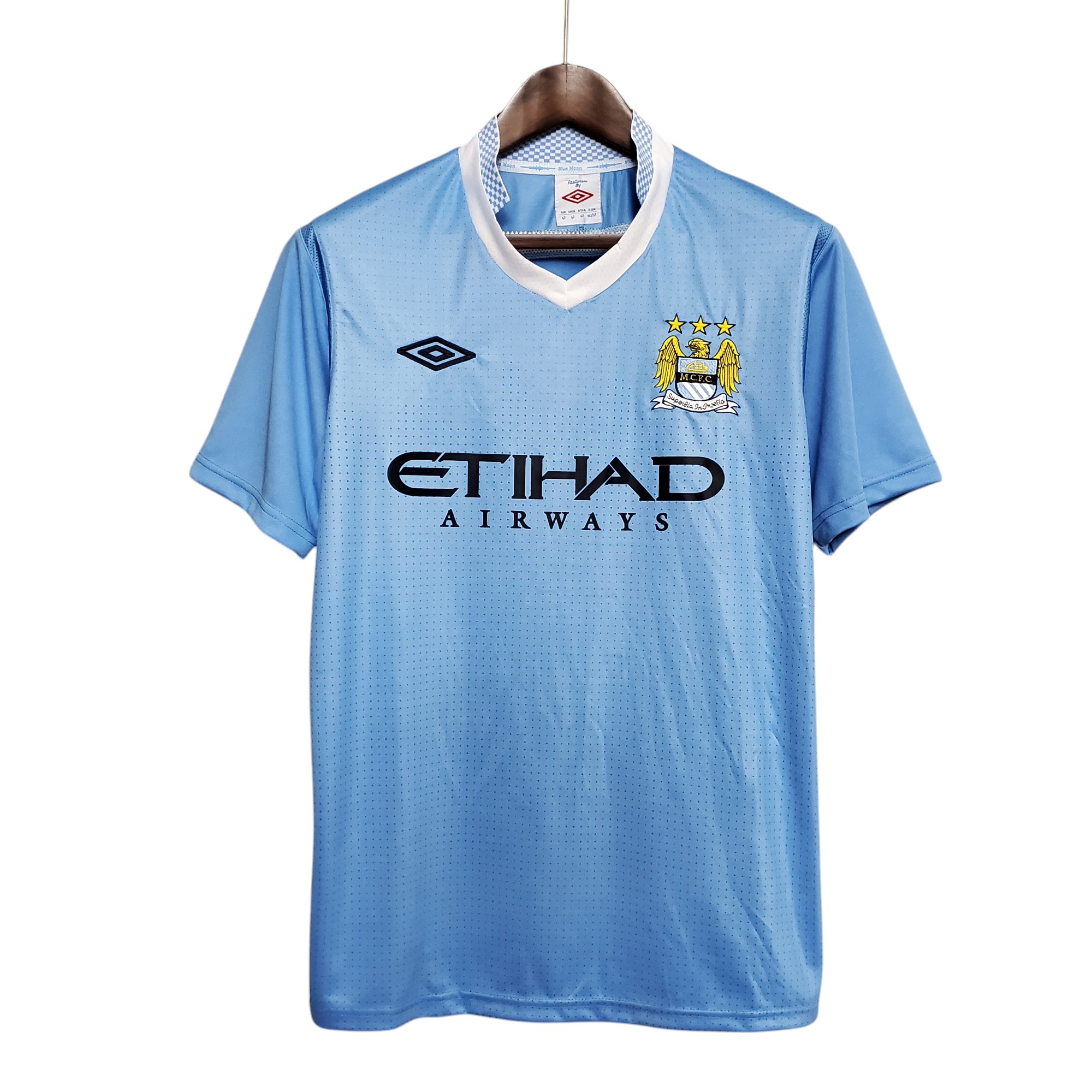 Man City Football Club Home 2011-12 Retro Classic Vintage Soccer Calcio Fútbol Fußball Shirt Jersey Camiseta Malliot Maglia Trikot BNWT