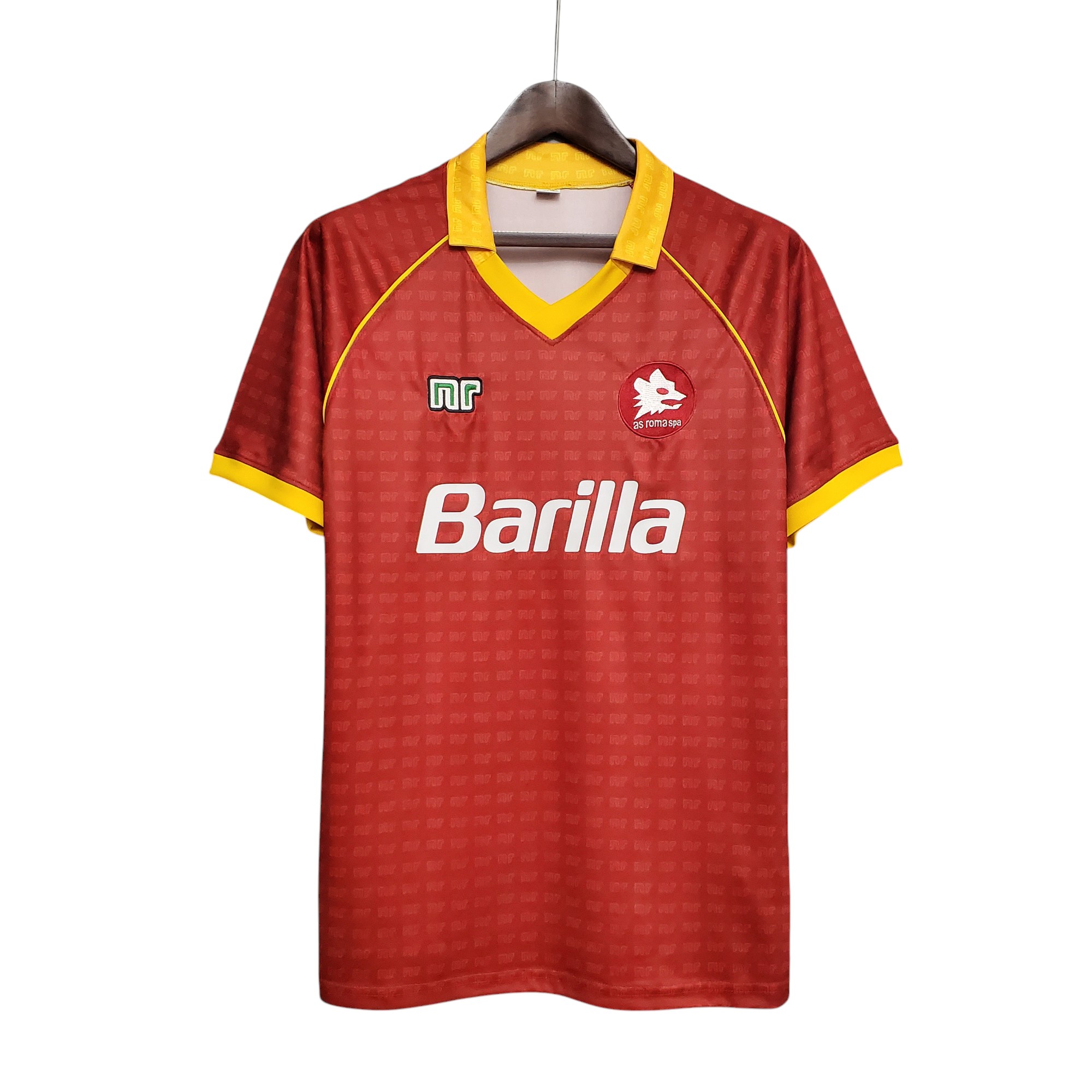 AS Roma Football Club Home 1990-91 Retro Classic Vintage Soccer Calcio Fútbol Fußball Shirt Jersey Camiseta Malliot Maglia Trikot BNWT