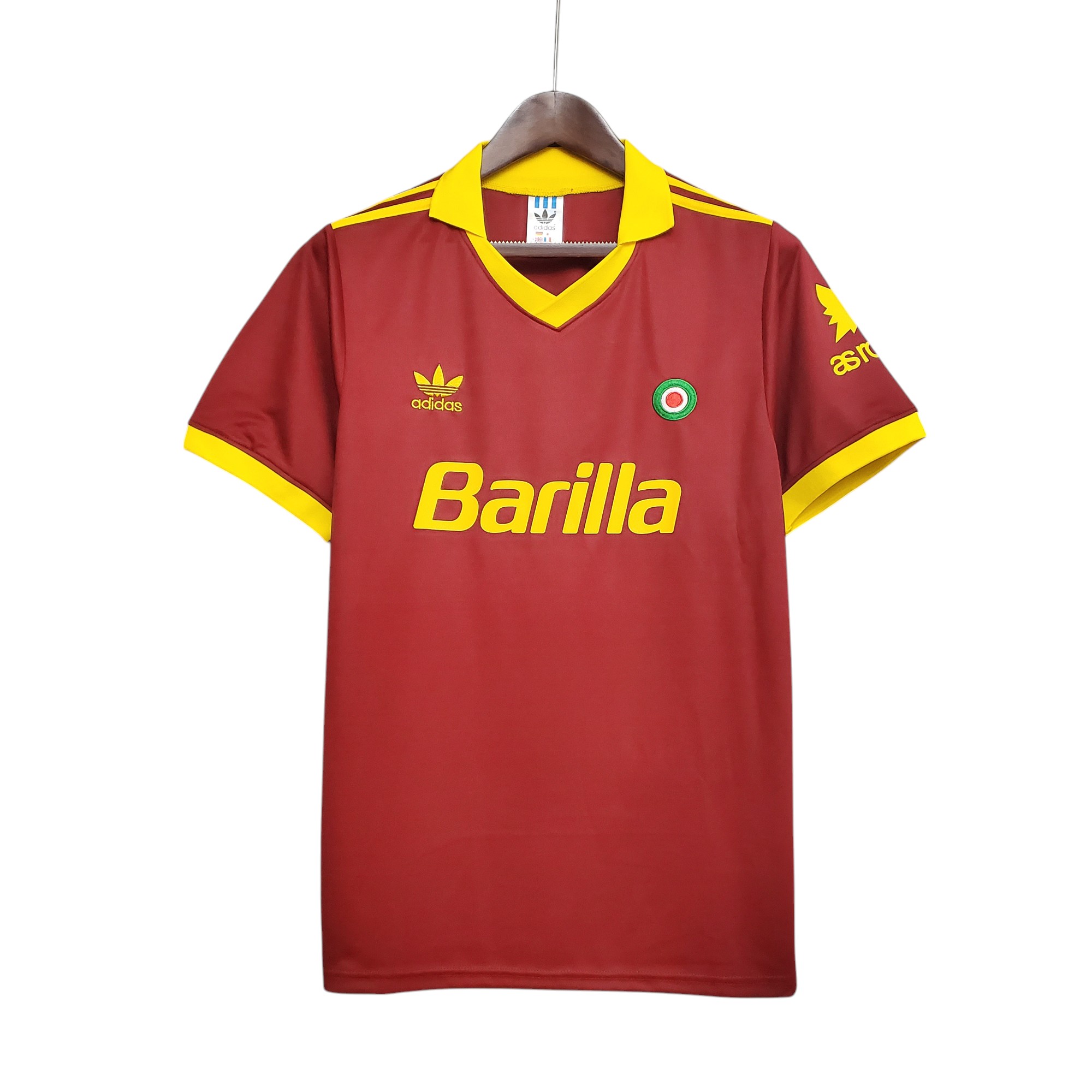 AS Roma Football Club Home 1991-92 Retro Classic Vintage Soccer Calcio Fútbol Fußball Shirt Jersey Camiseta Malliot Maglia Trikot BNWT