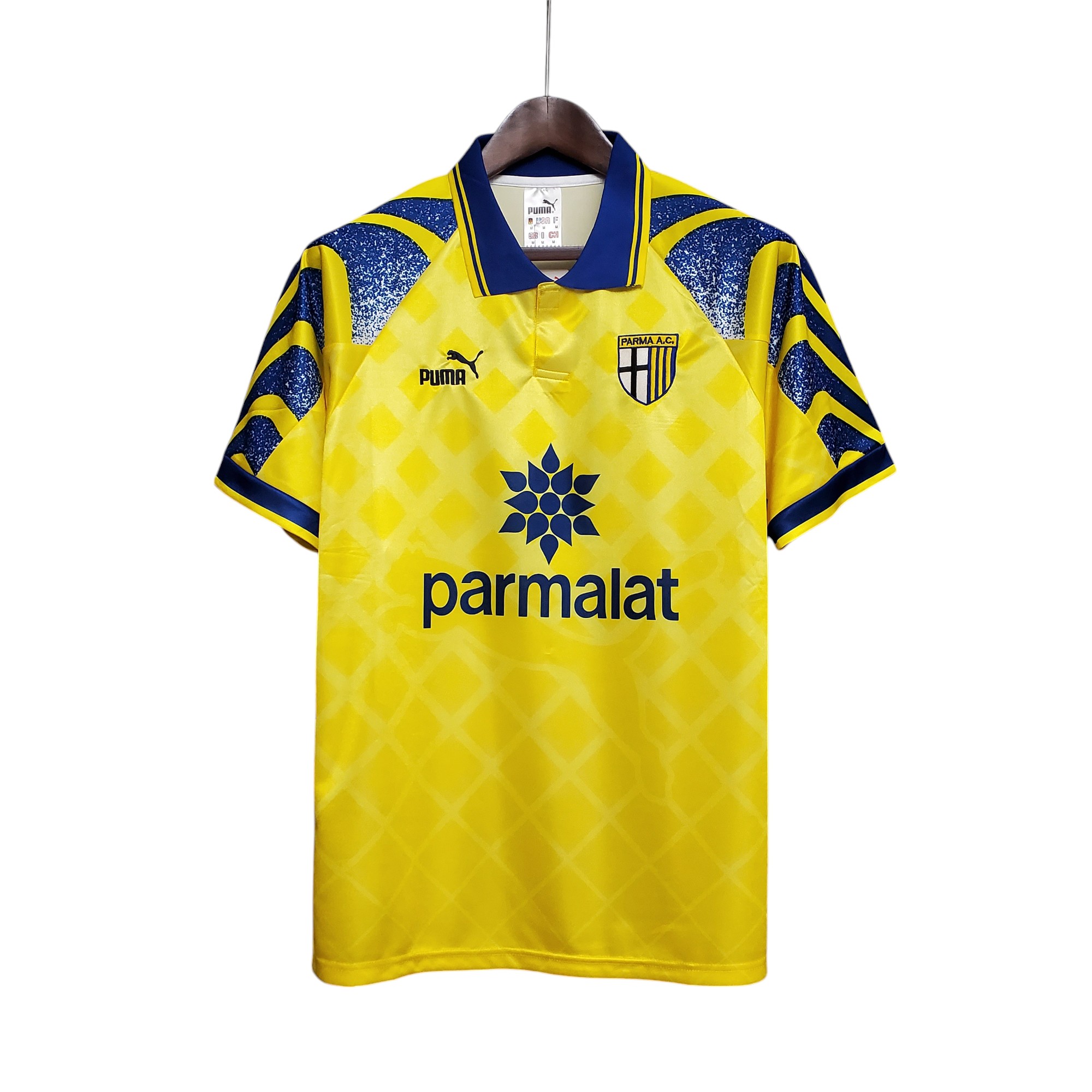 Parma Calcio 1913 Football Club Away Yellow 1995-97 Retro Classic Vintage Soccer Calcio Fútbol Fußball Shirt Jersey Camiseta Malliot Maglia Trikot BNWT