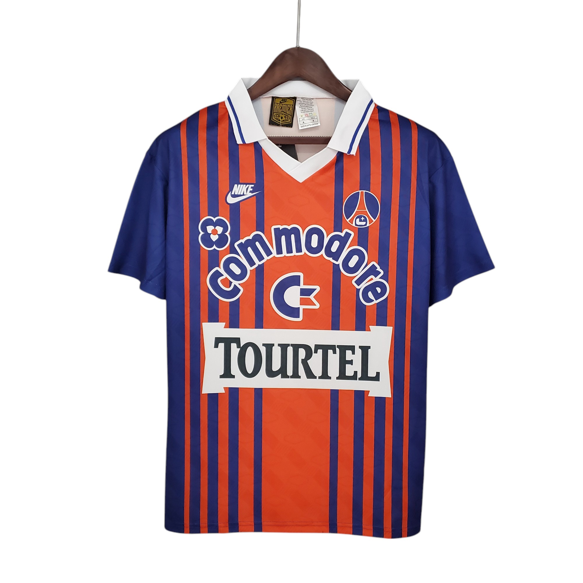 PSG Football Club Home 1992-93 Retro Classic Vintage Soccer Calcio Fútbol Fußball Shirt Jersey Camiseta Malliot Maglia Trikot BNWT