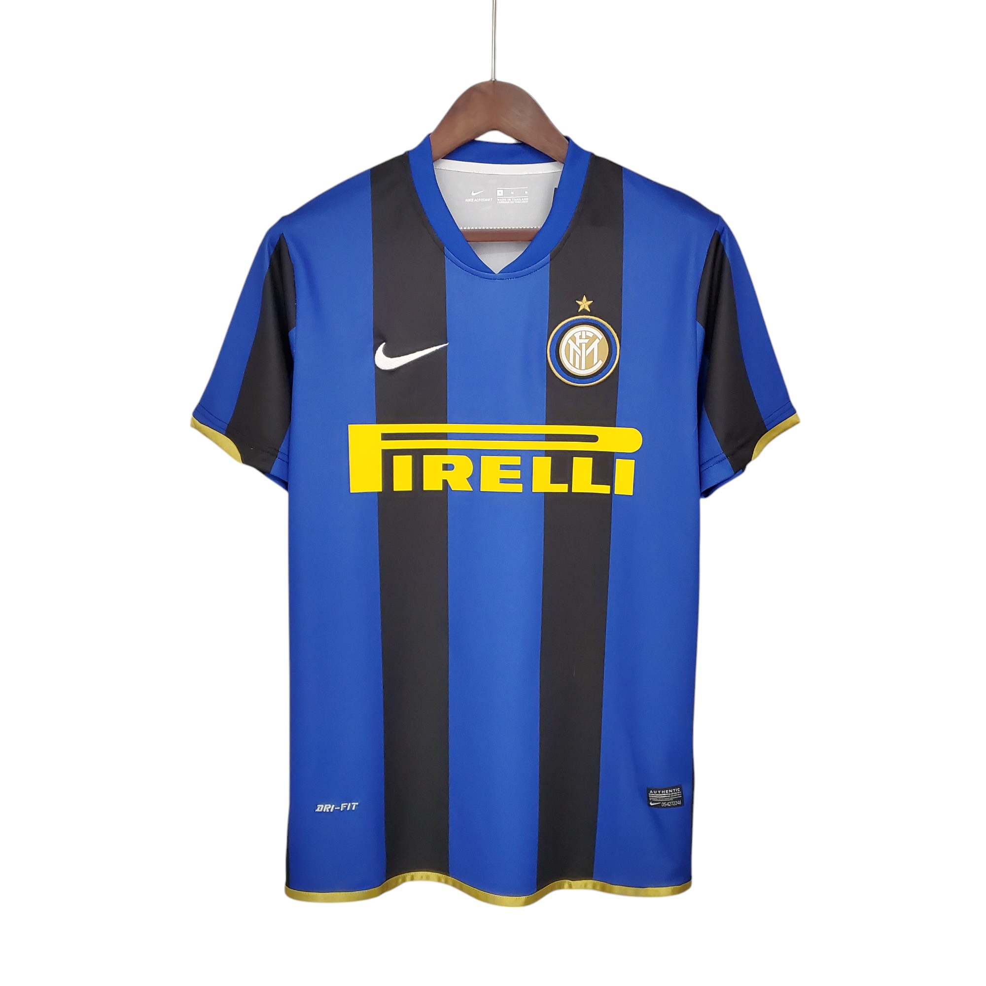 Inter Milan Football Club Home 2008-09 Retro Classic Vintage Soccer Calcio Fútbol Fußball Shirt Jersey Camiseta Malliot Maglia Trikot BNWT