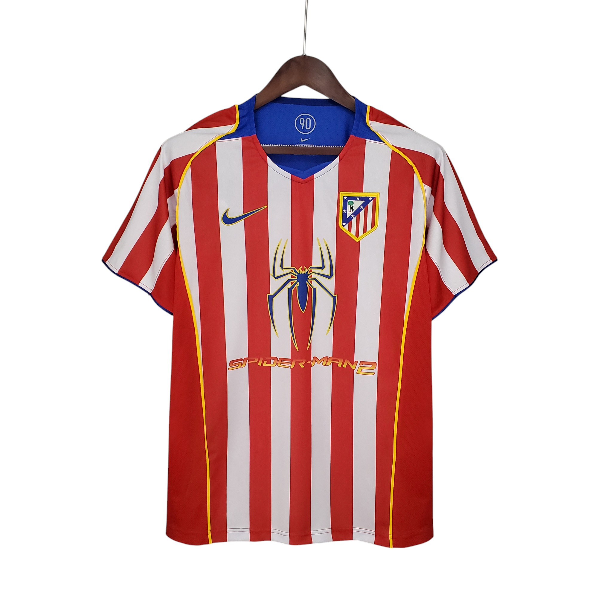 Atlético de Madrid Football Club Home 2004-05 Retro Classic Vintage Soccer Calcio Fútbol Fußball Shirt Jersey Camiseta Malliot Maglia Trikot BNWT