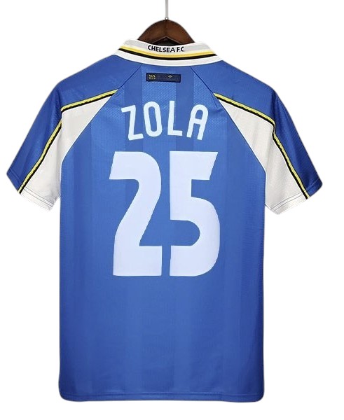 Chelsea Football Club Home 1997-99 UCL Version Retro Classic Vintage Soccer Calcio Fútbol Fußball Shirt Jersey Camiseta Malliot Maglia Trikot BNWT
