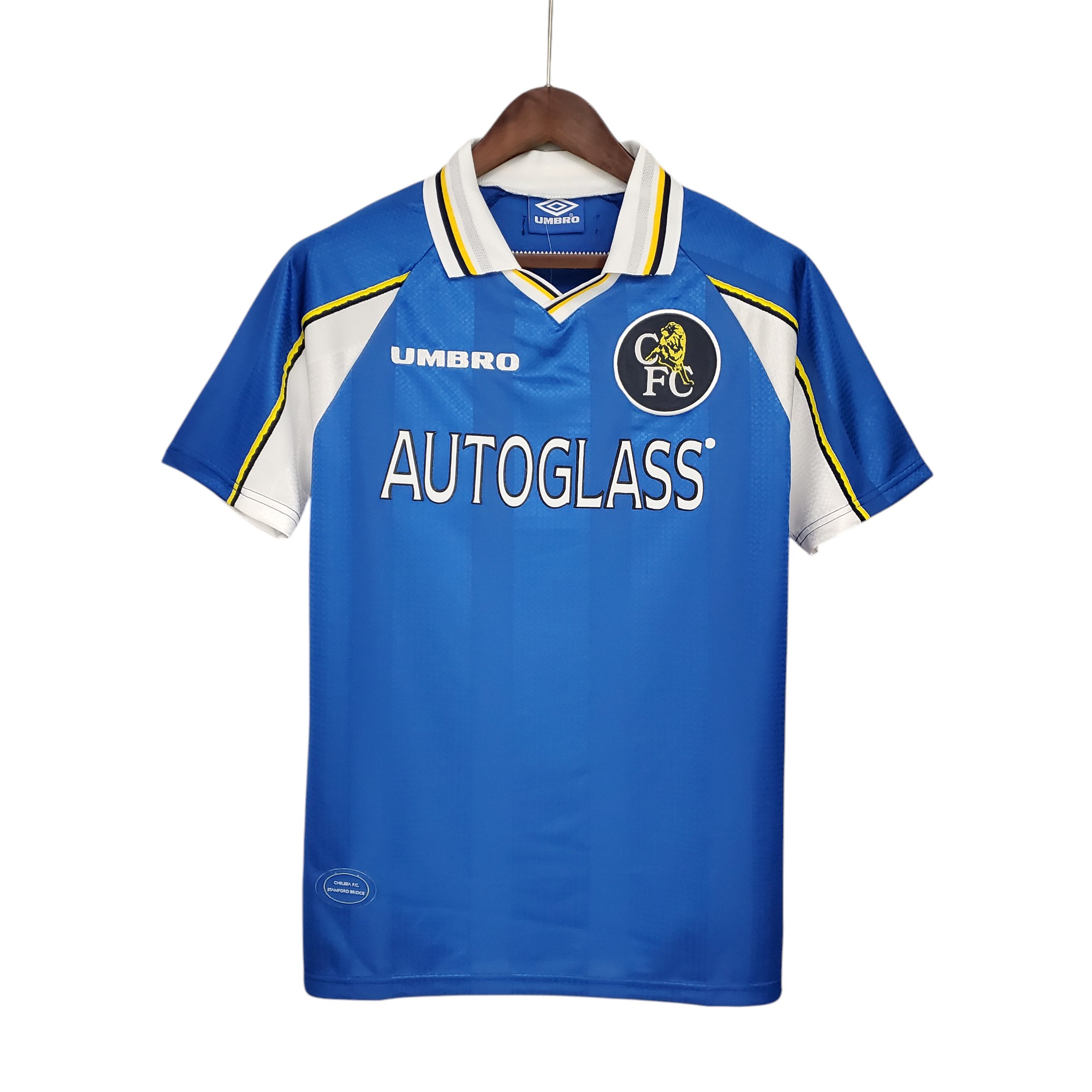 Chelsea Football Club Home 1997-99 UCL Version Retro Classic Vintage Soccer Calcio Fútbol Fußball Shirt Jersey Camiseta Malliot Maglia Trikot BNWT