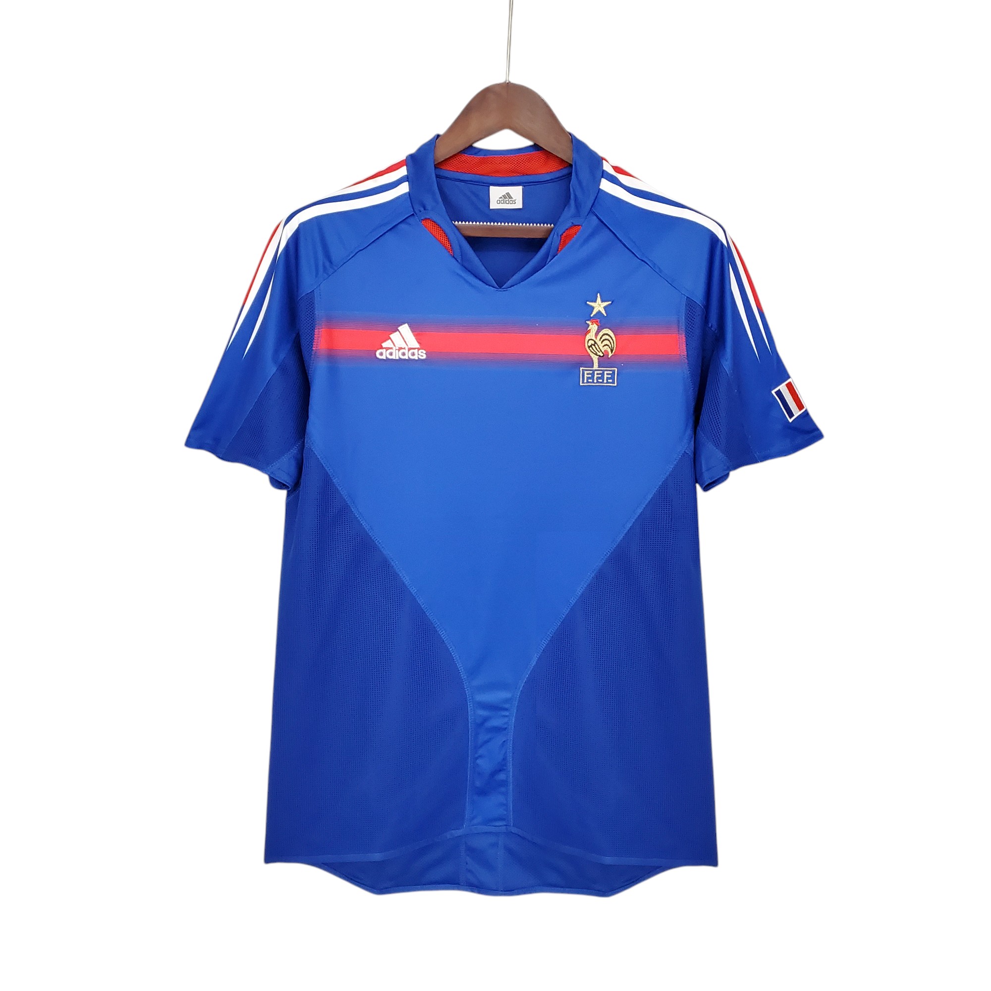 France national football team Home 2004 Retro Classic Vintage Soccer Calcio Fútbol Fußball Shirt Jersey Camiseta Malliot Maglia Trikot BNWT