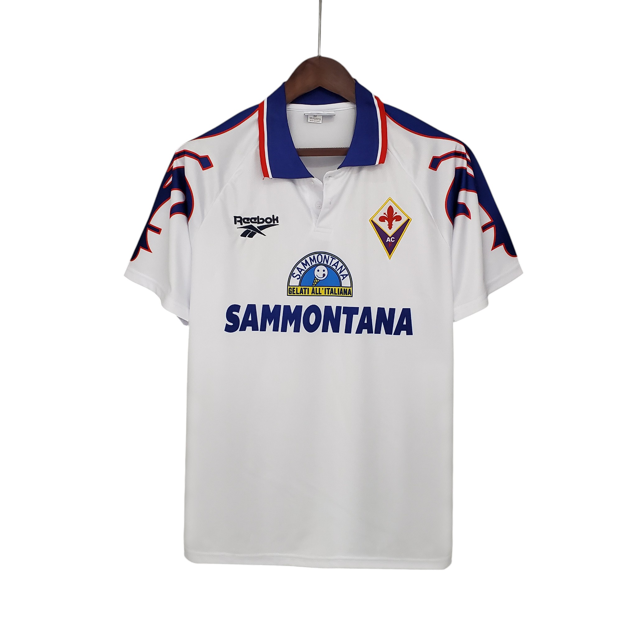 ACF Fiorentina Football Club Away 1995-96 Retro Classic Vintage Soccer Calcio Fútbol Fußball Shirt Jersey Camiseta Malliot Maglia Trikot BNWT