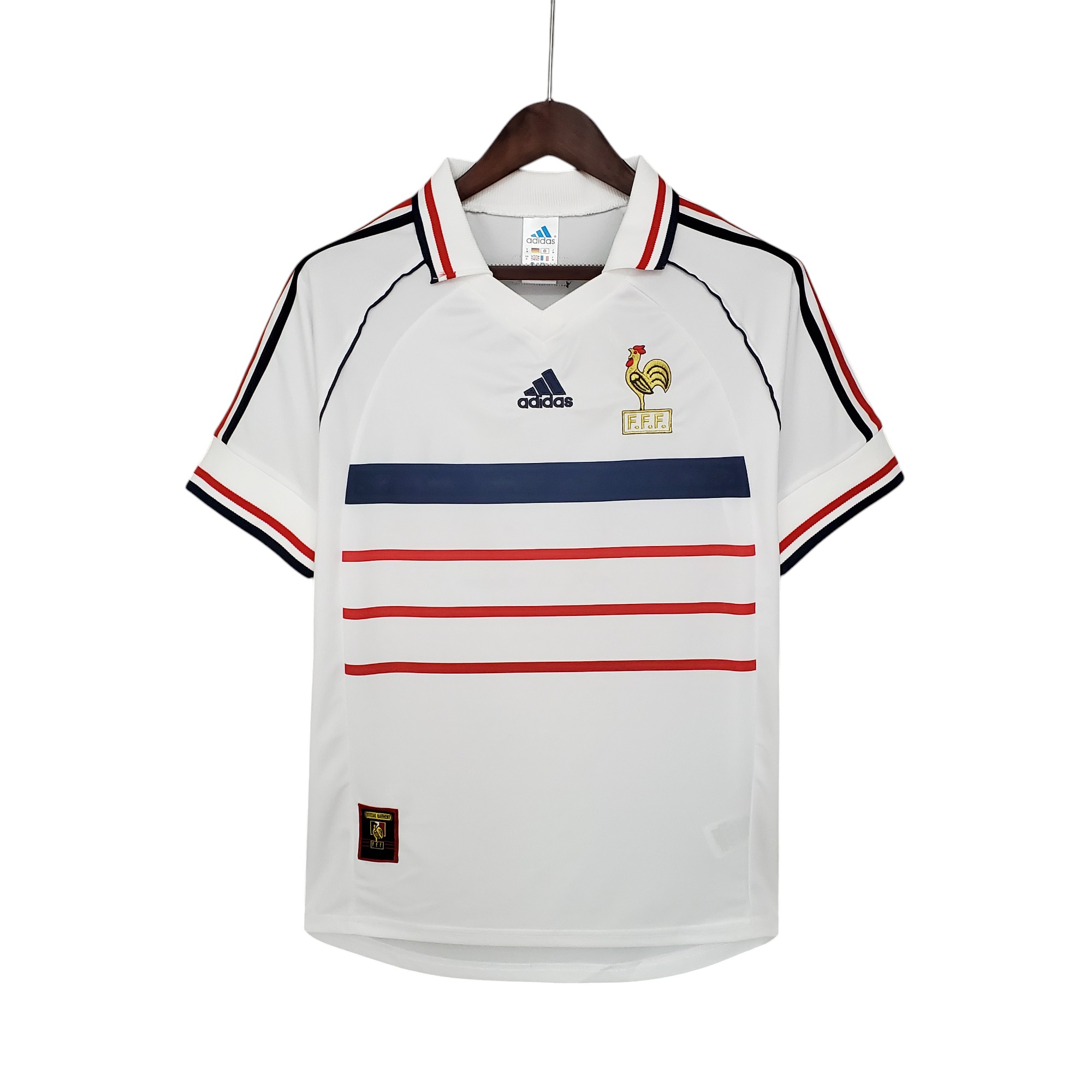 France national football team Away 1998 Retro Classic Vintage Soccer Calcio Fútbol Fußball Shirt Jersey Camiseta Malliot Maglia Trikot BNWT