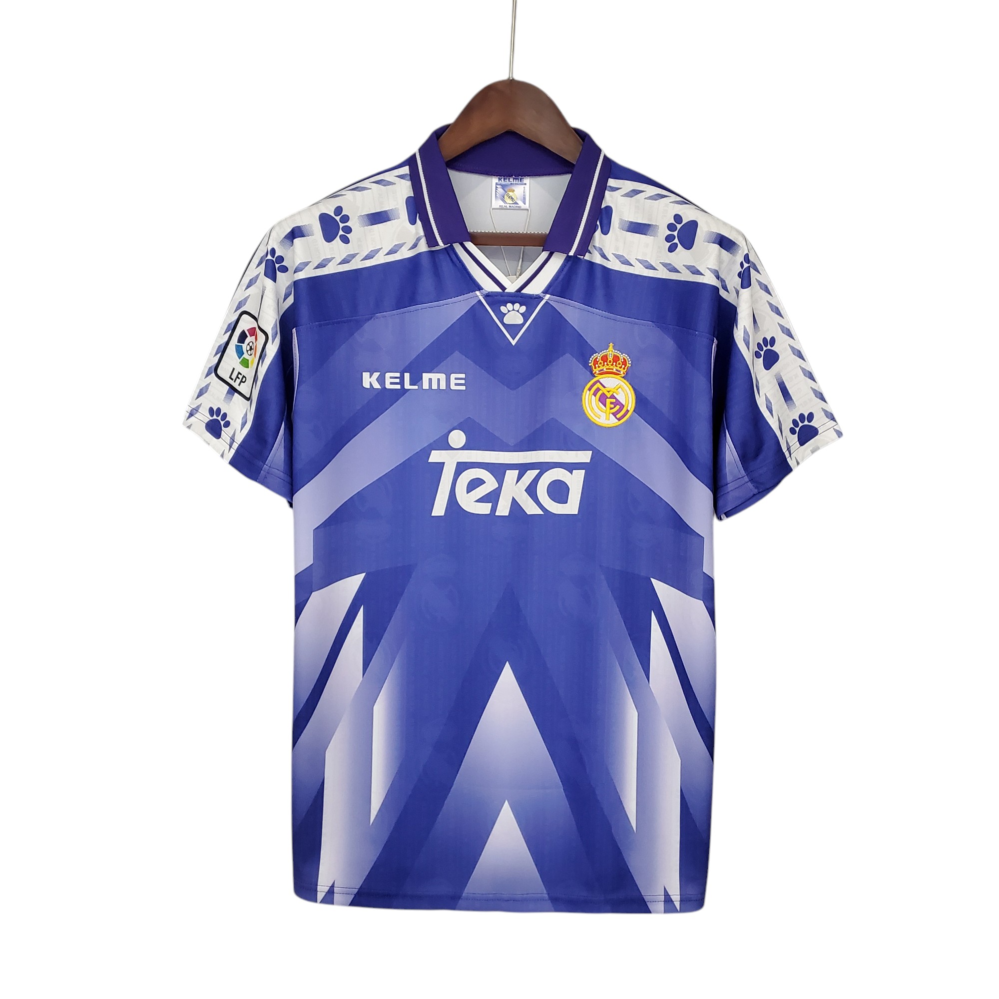 Real Madrid Football Club Away 1996-97 Retro Classic Vintage Soccer Calcio Fútbol Fußball Shirt Jersey Camiseta Malliot Maglia Trikot BNWT