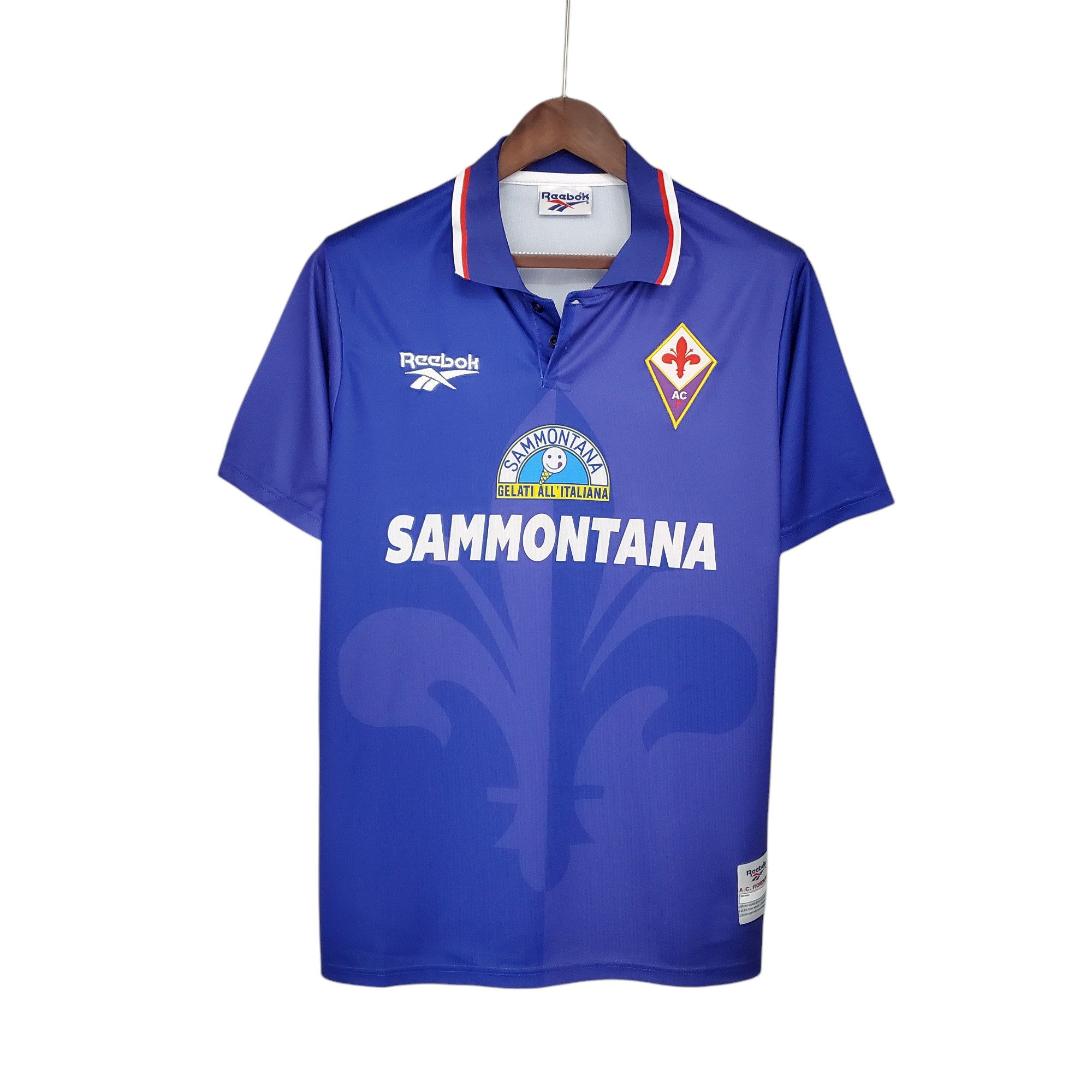 ACF Fiorentina Football Club Home 1995-96 Retro Classic Vintage Soccer Calcio Fútbol Fußball Shirt Jersey Camiseta Malliot Maglia Trikot BNWT
