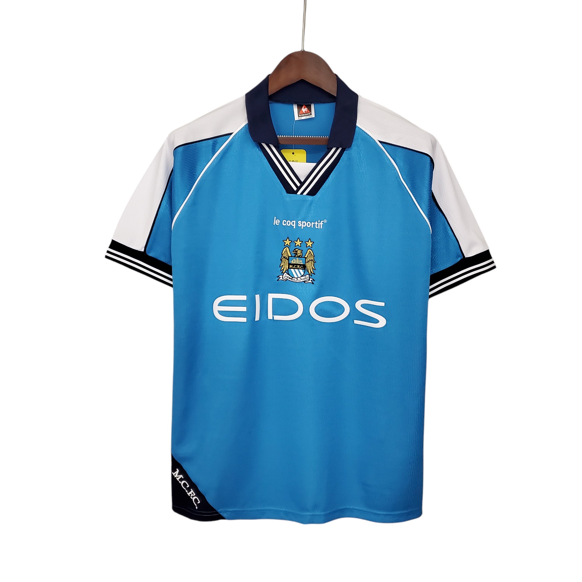 Man City Football Club Home 1997-99 Retro Classic Vintage Soccer Calcio Fútbol Fußball Shirt Jersey Camiseta Malliot Maglia Trikot BNWT