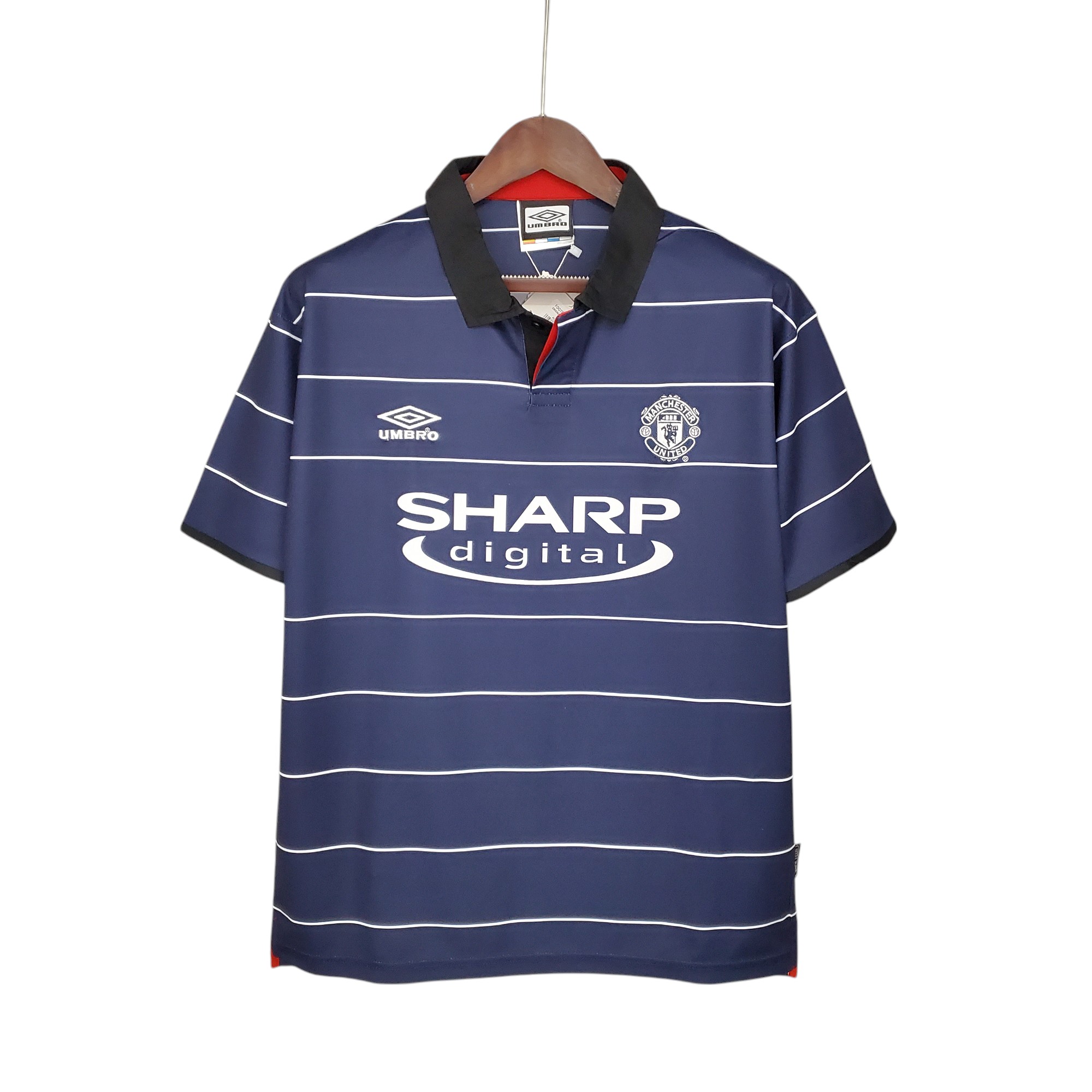 Man United Football Club Away 1999-00 Retro Classic Vintage Soccer Calcio Fútbol Fußball Shirt Jersey Camiseta Malliot Maglia Trikot BNWT