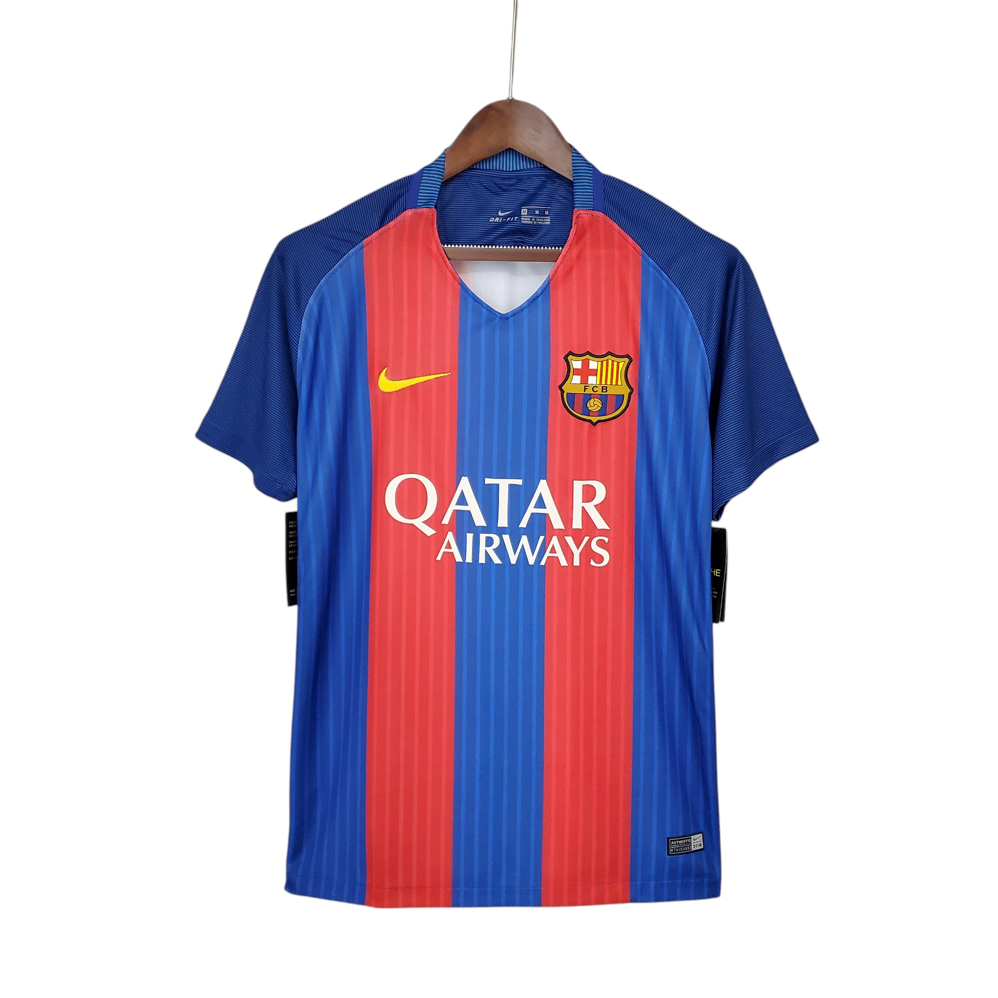 Fc Barcelona Football Club Home 2016-17 Retro Classic Vintage Soccer Calcio Fútbol Fußball Shirt Jersey Camiseta Malliot Maglia Trikot BNWT
