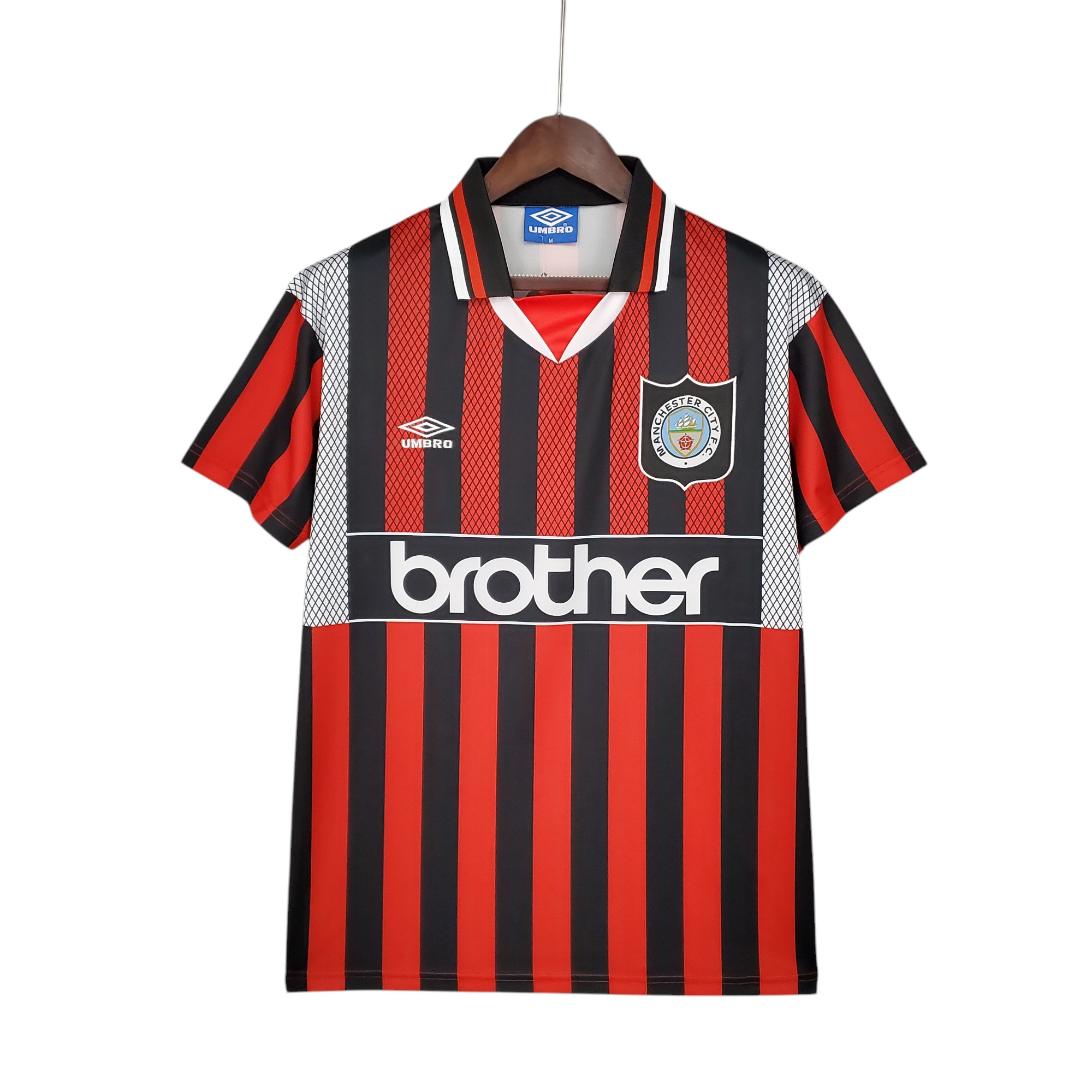 Man City Football Club Away 1994-96 Retro Classic Vintage Soccer Calcio Fútbol Fußball Shirt Jersey Camiseta Malliot Maglia Trikot BNWT