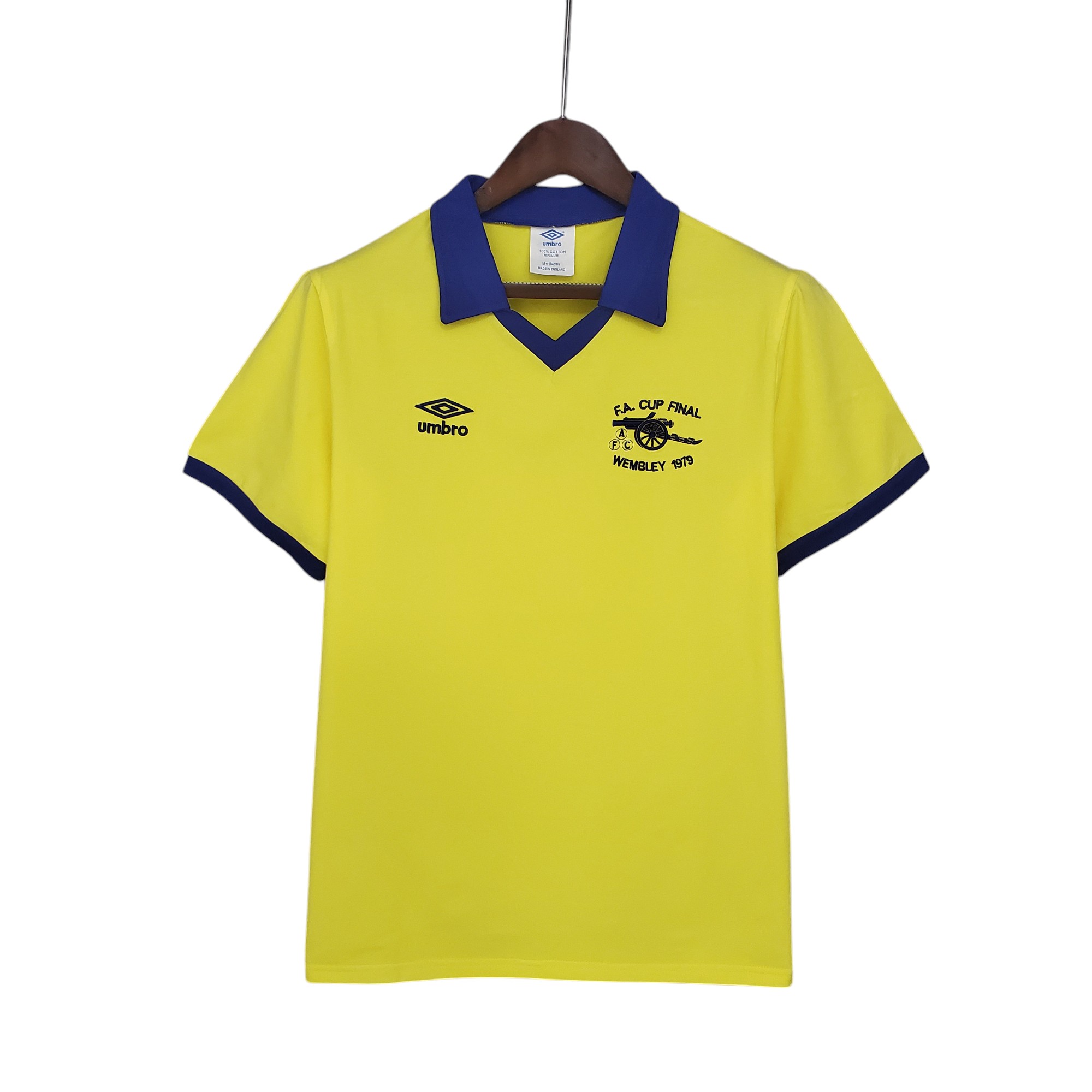 Arsenal Football Club Away 1971-79 Yellow Retro Classic Vintage Soccer Calcio Fútbol Fußball Shirt Jersey Camiseta Malliot Maglia Trikot BNWT