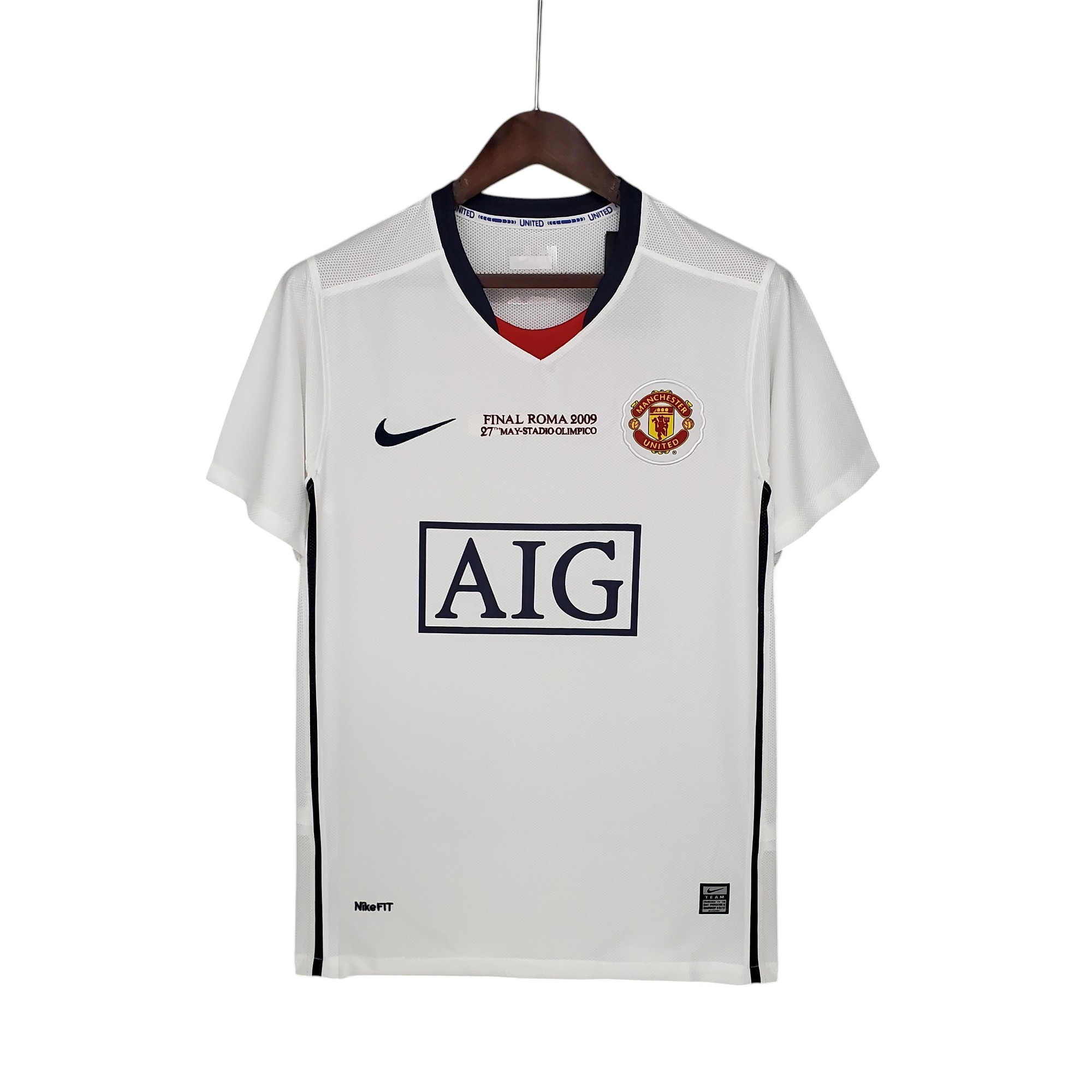 Man United Football Club Away 2008-09 UCL Version Retro Classic Vintage Soccer Calcio Fútbol Fußball Shirt Jersey Camiseta Malliot Maglia Trikot BNWT