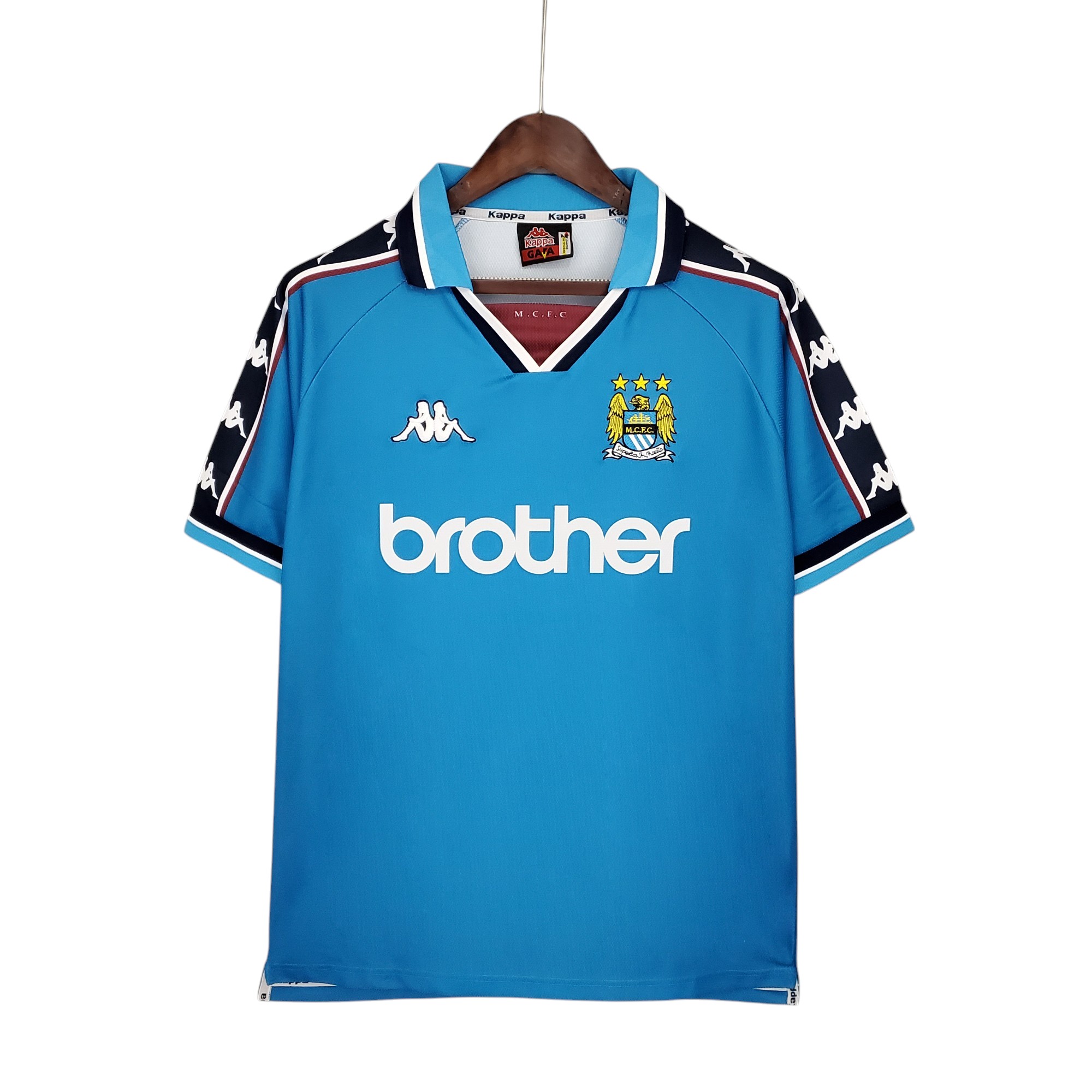 Man City Football Club Home 1997-99 Retro Classic Vintage Soccer Calcio Fútbol Fußball Shirt Jersey Camiseta Malliot Maglia Trikot BNWT