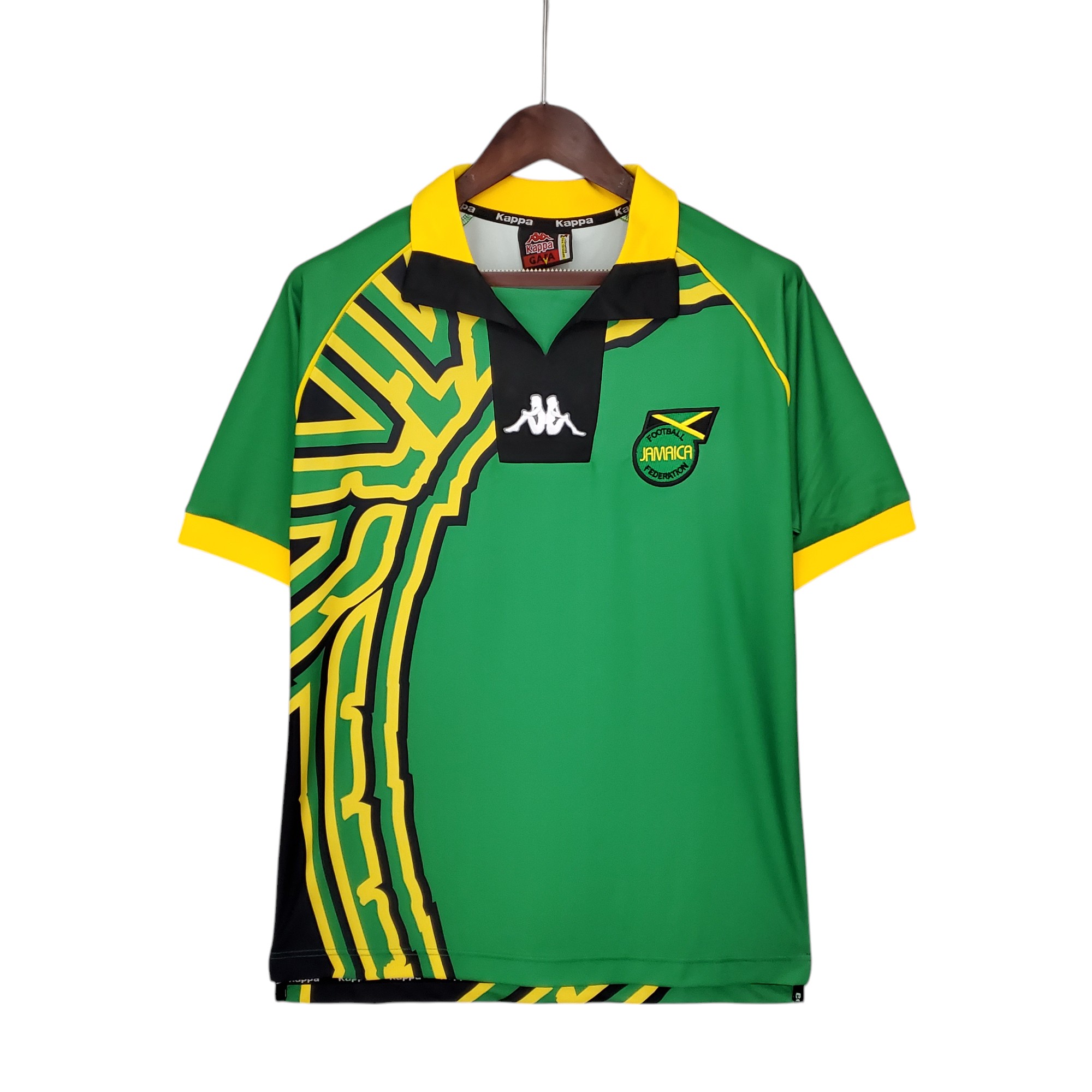 Jamaica national football team Away 1998 Retro Classic Vintage Soccer Calcio Fútbol Fußball Shirt Jersey Camiseta Malliot Maglia Trikot BNWT