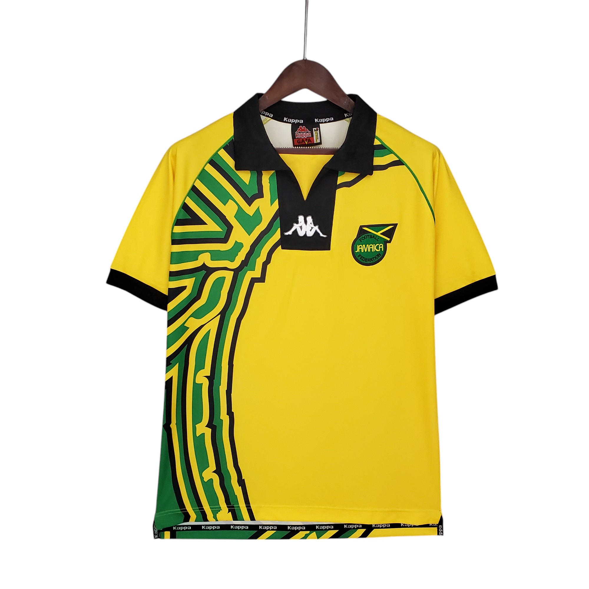 Jamaica national football team Home 1998 Retro Classic Vintage Soccer Calcio Fútbol Fußball Shirt Jersey Camiseta Malliot Maglia Trikot BNWT