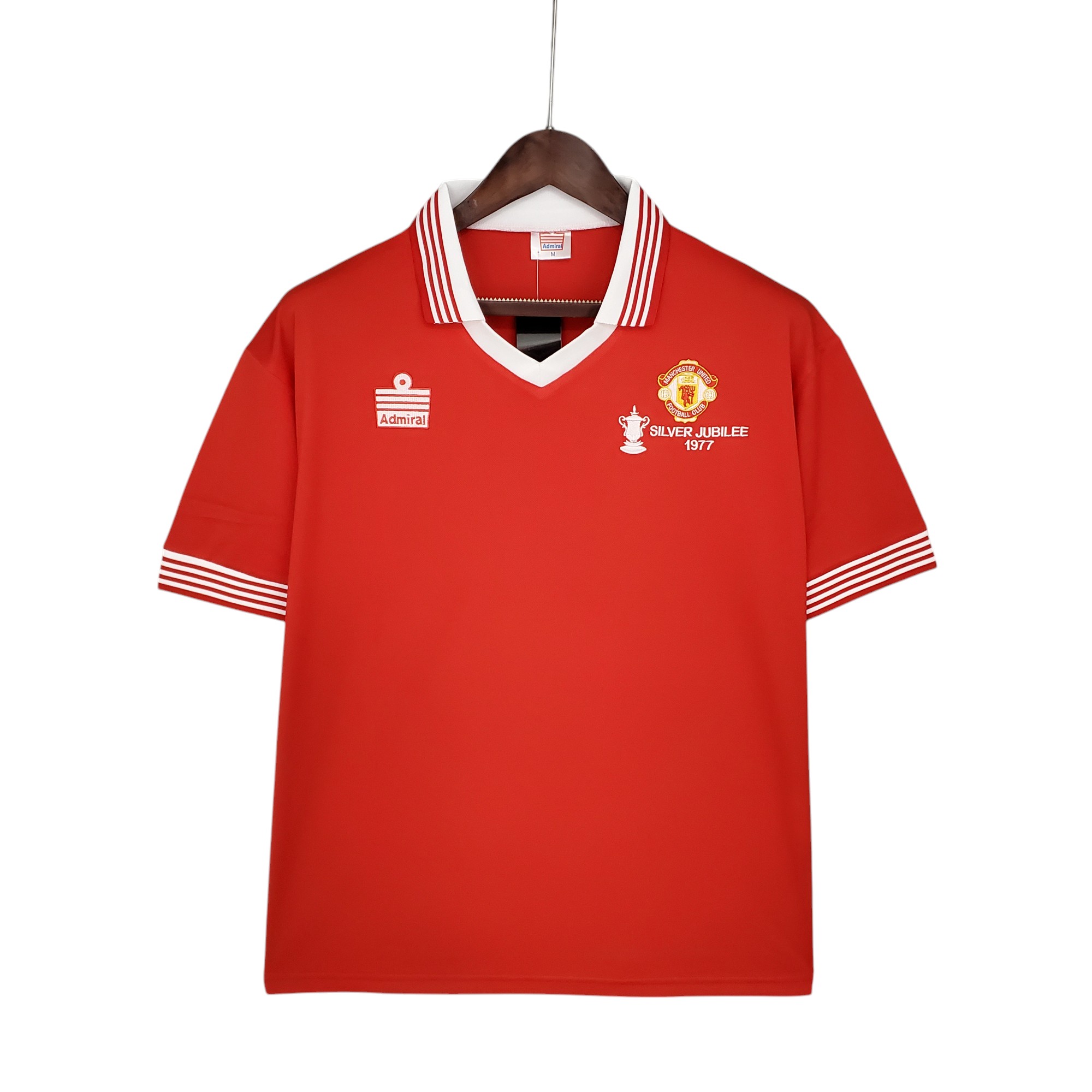 Man United Football Club Home 1977 Retro Classic Vintage Soccer Calcio Fútbol Fußball Shirt Jersey Camiseta Malliot Maglia Trikot BNWT