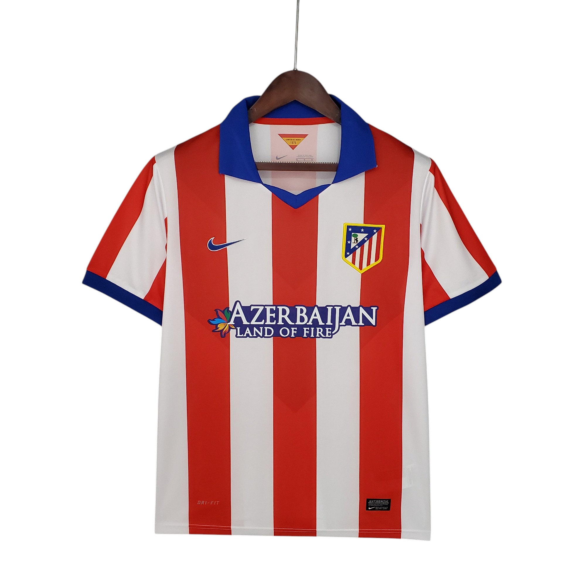 Atlético de Madrid Football Club Home 2014-15 Retro Classic Vintage Soccer Calcio Fútbol Fußball Shirt Jersey Camiseta Malliot Maglia Trikot BNWT